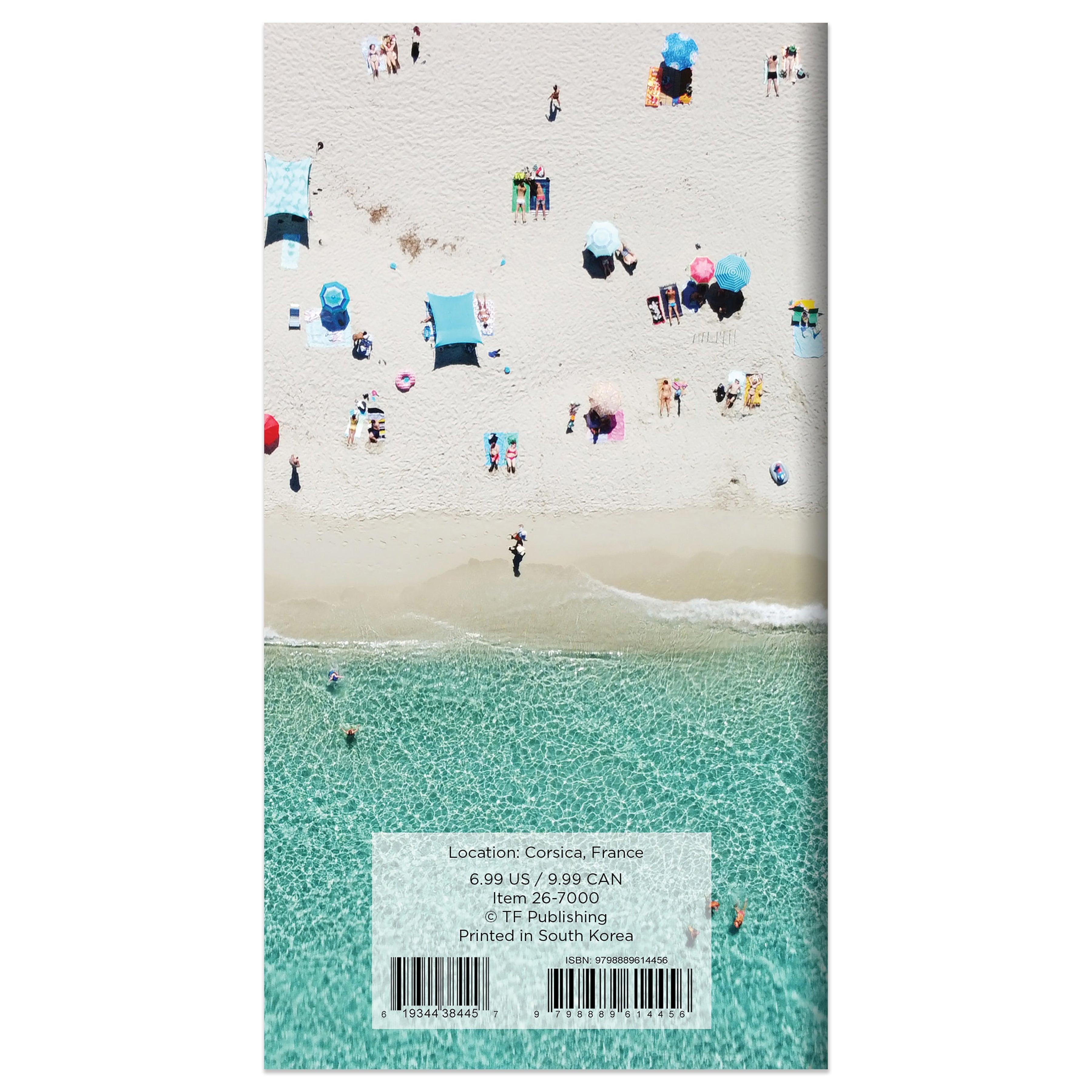 2026-2027 Beaches - Small Monthly Pocket Diary/Planner