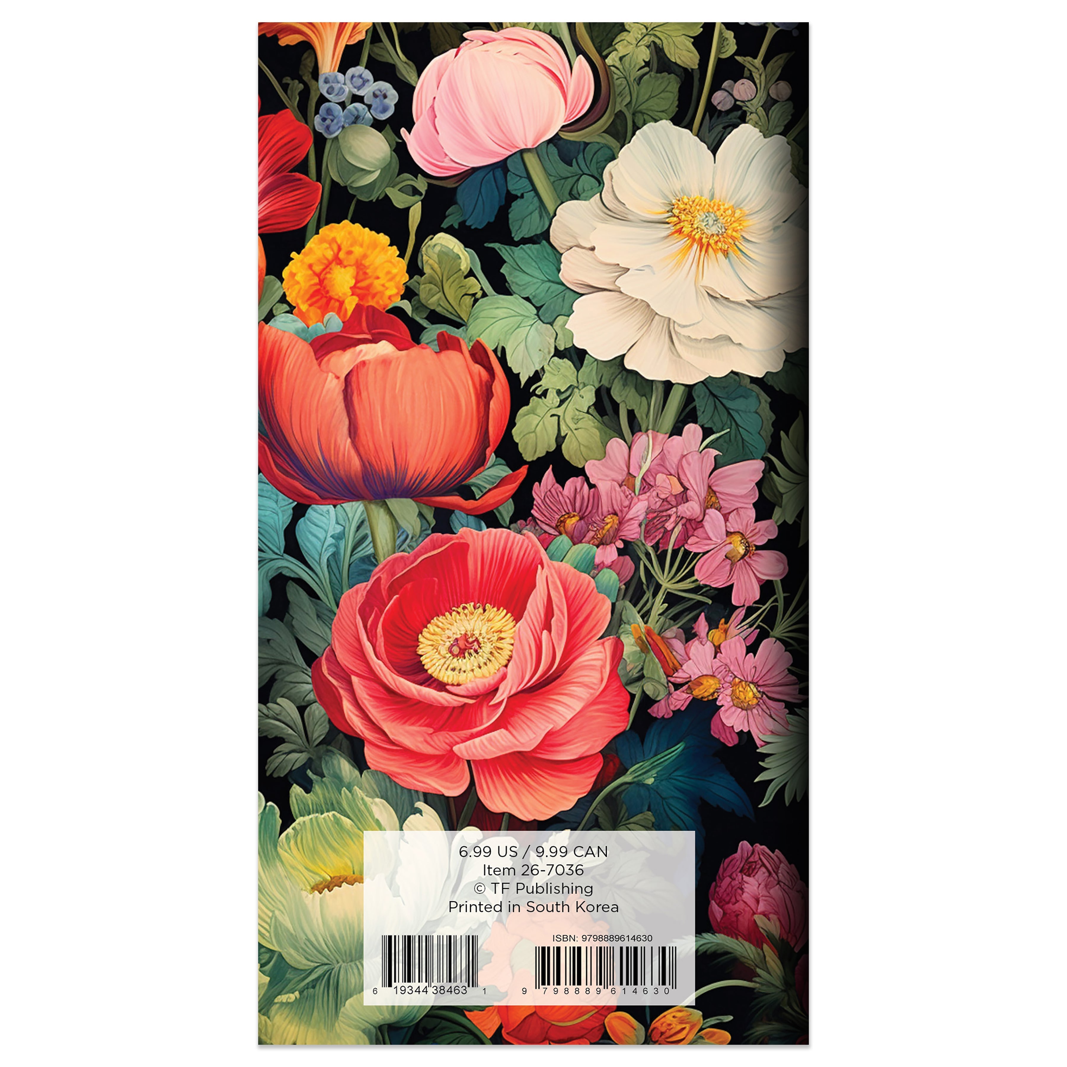 2026-2027 Vintage Blooms - Small Monthly Pocket Diary/Planner