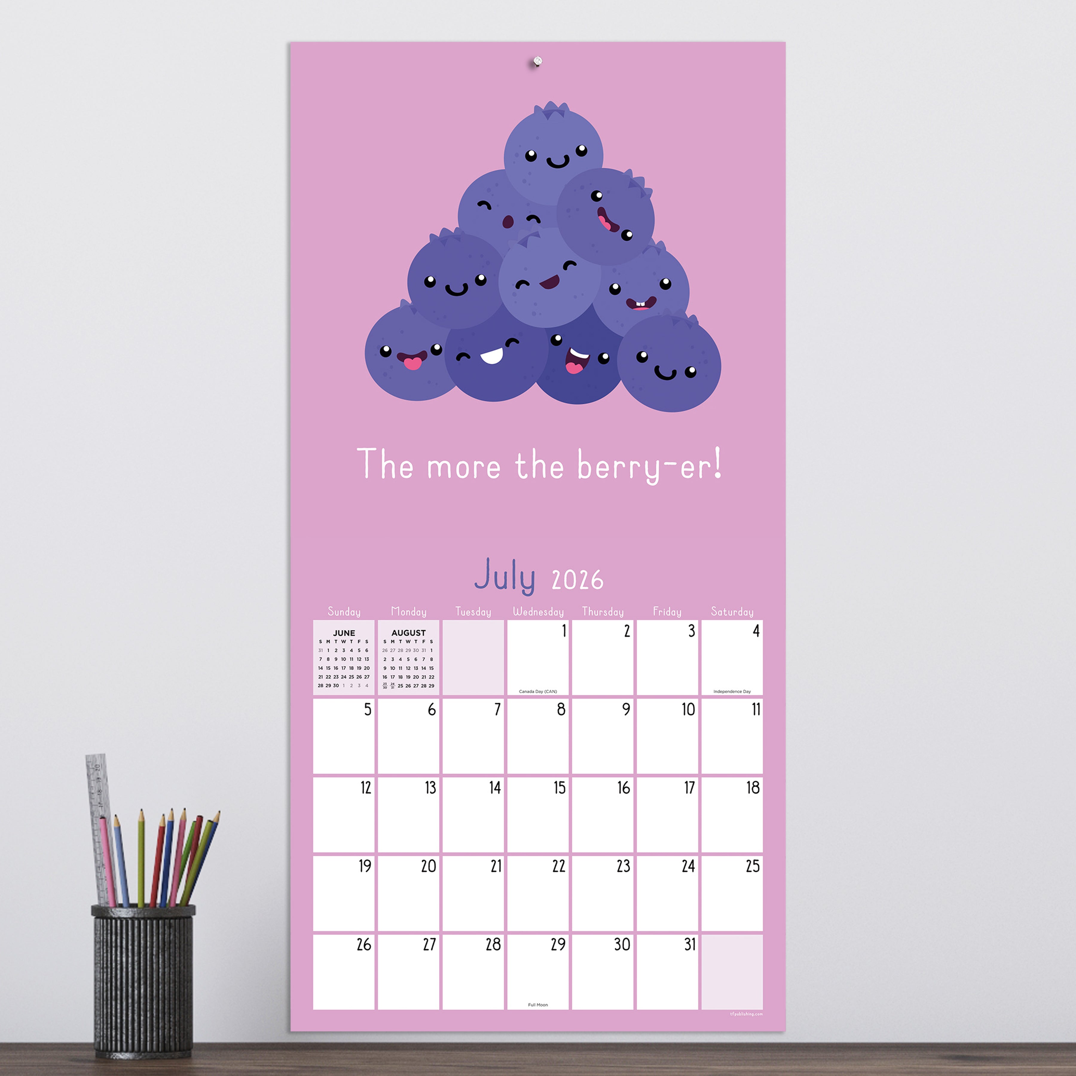 2026 Puns of Fun - Square Wall Calendar