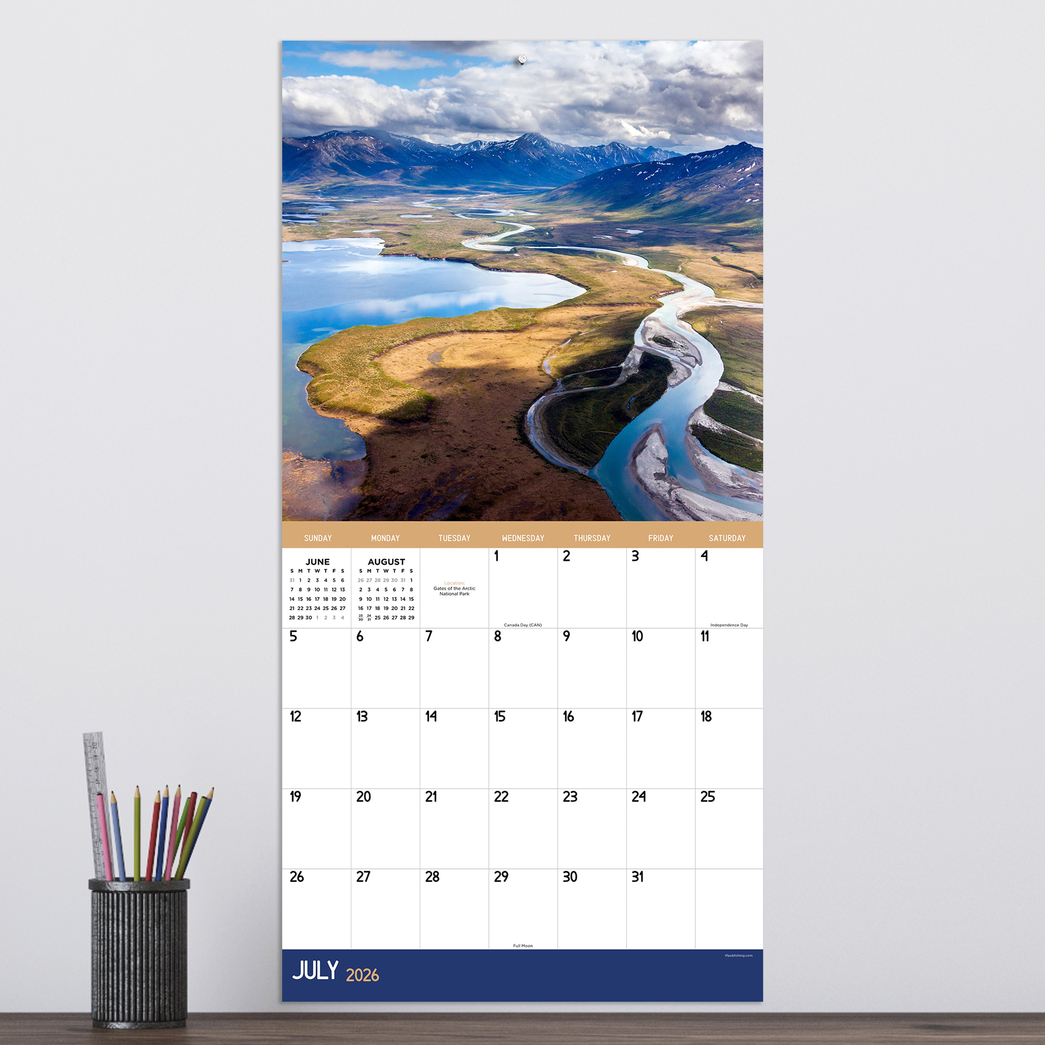 2026 Alaska - Square Wall Calendar