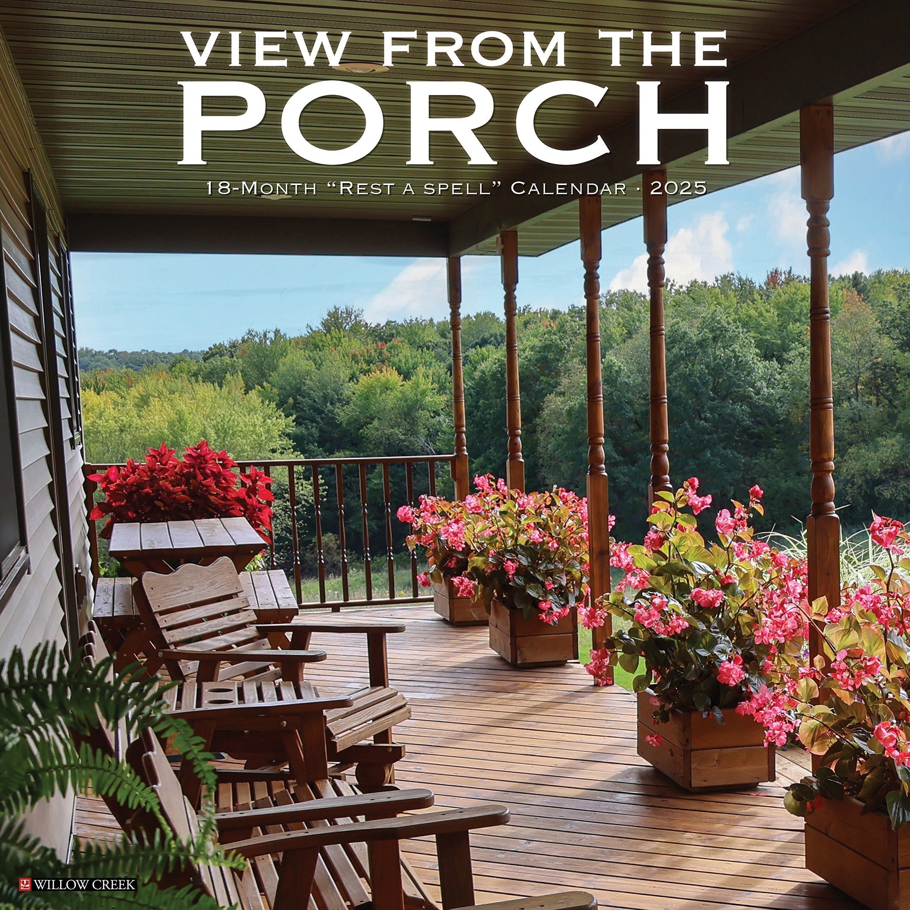 2025 Porch View - Square Wall Calendar (US Only)