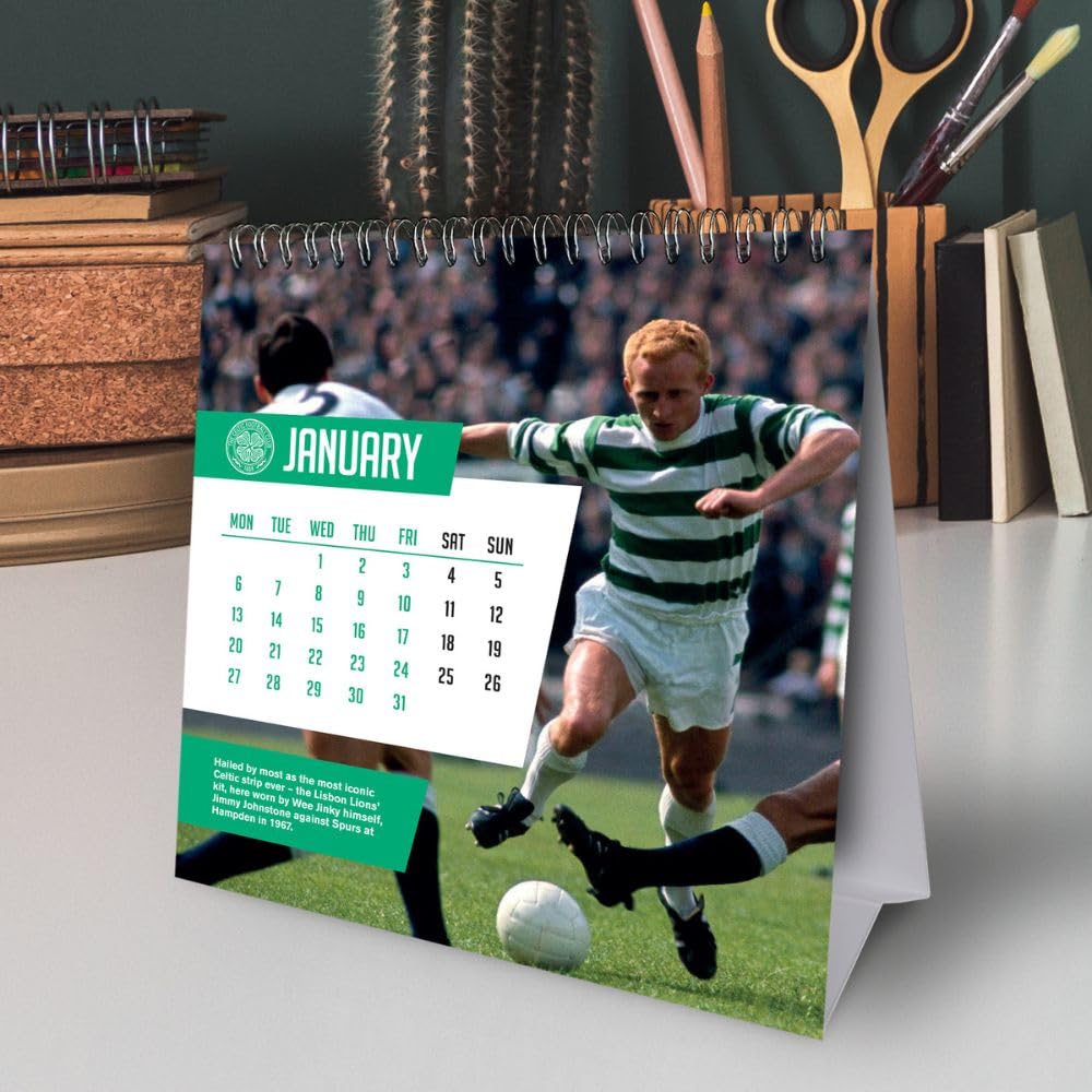 2025 Celtic Fc - Desk Easel Calendar