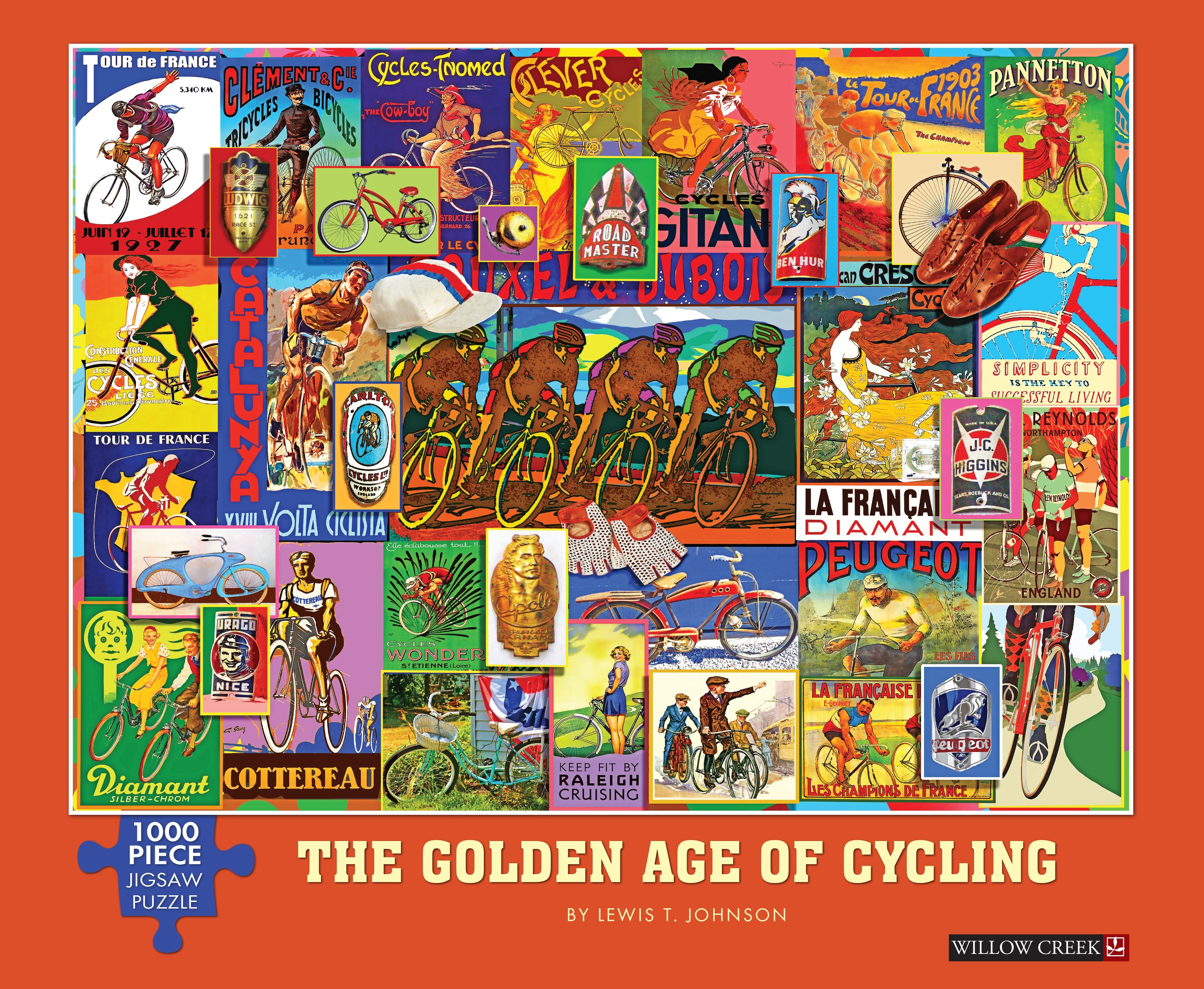 The Golden Age of Cycling 1000 Piece - Jigsaw Puzzle