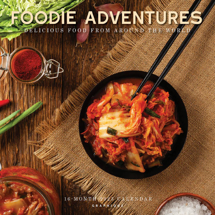 2025 Foodie Adventures - Square Wall Calendar