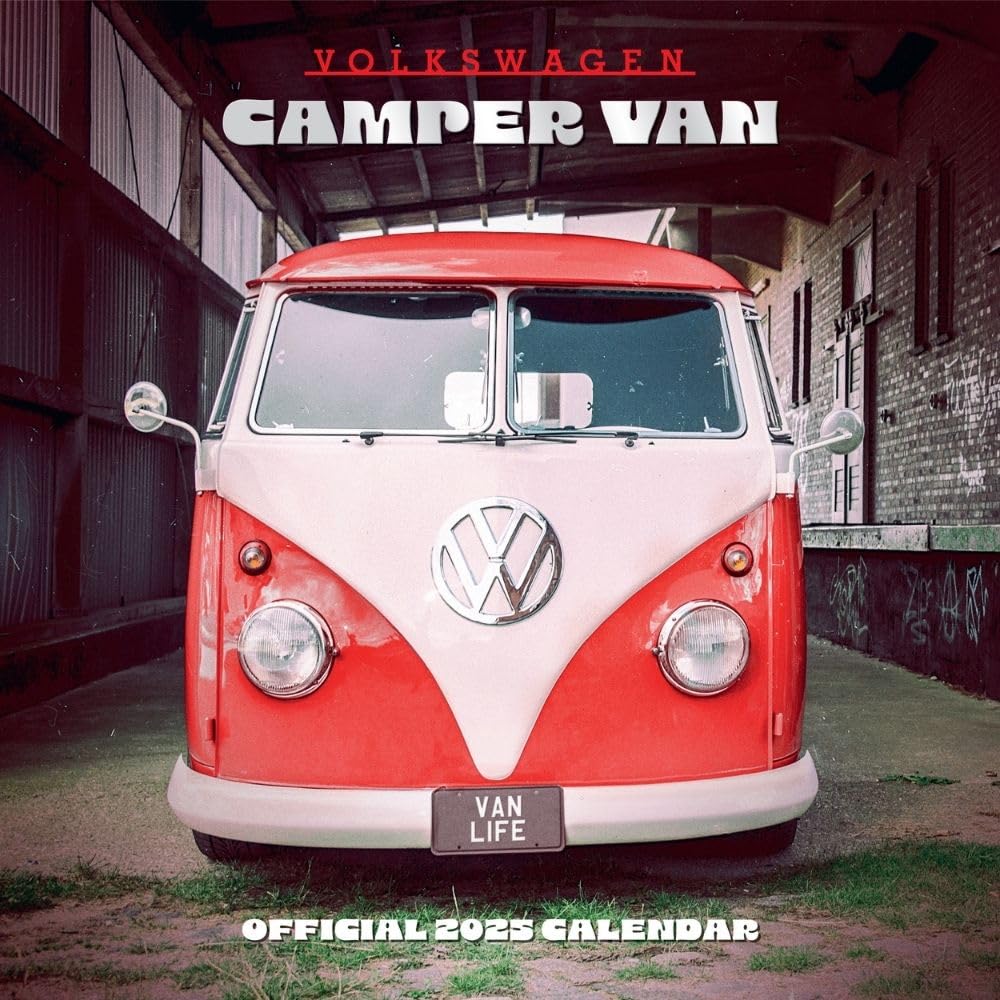 2025 Vw Campervans - Square Wall Calendar