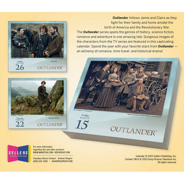 2024 Outlander - Boxed Page-A-Day Calendar  SOLD OUT