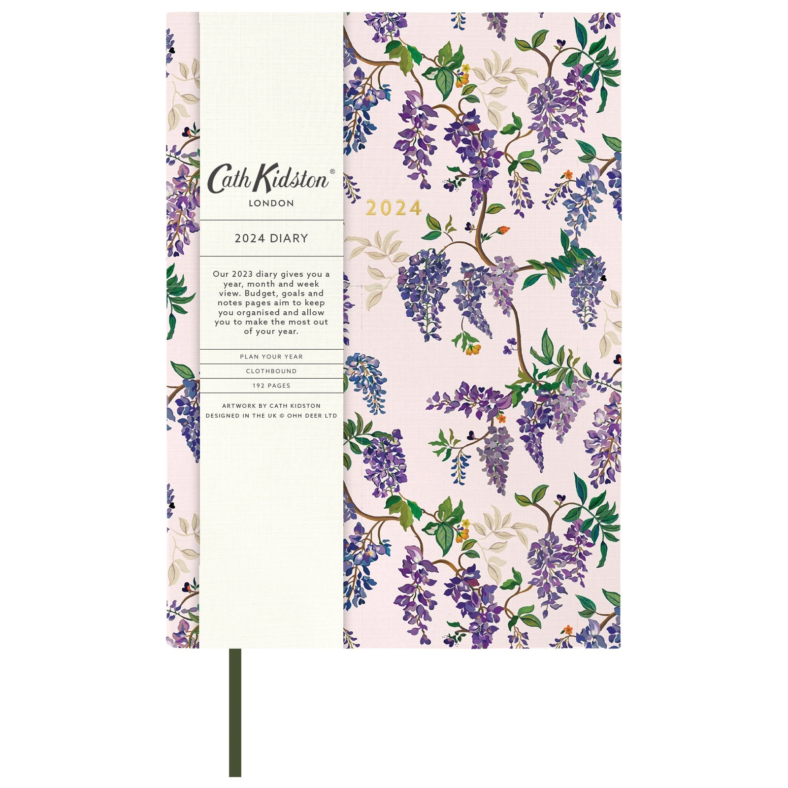 2024 London Wisteria - Monthly & Weekly Diary/Planner