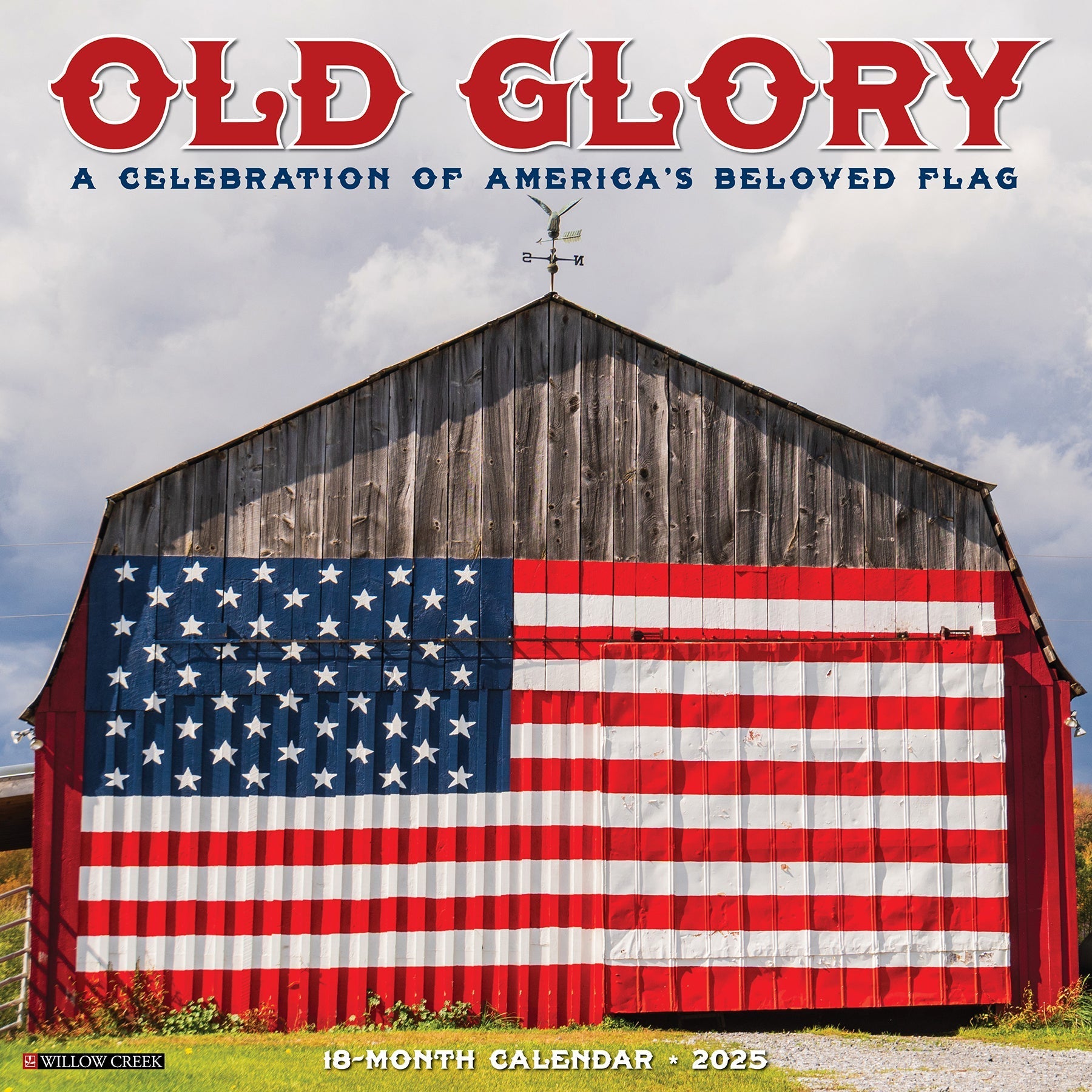 2025 Old Glory - Square Wall Calendar (US Only)