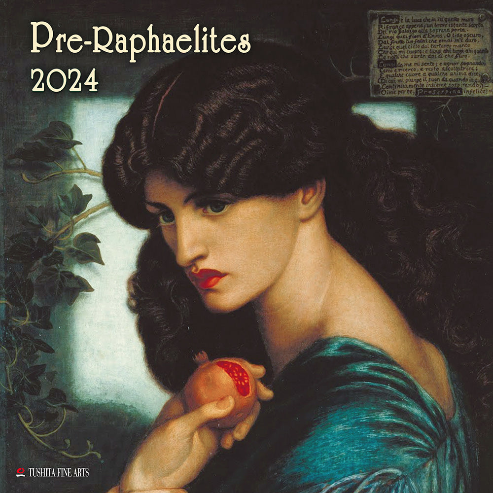 2024 Pre-Raphaelites (Tushita) - Square Wall Calendar