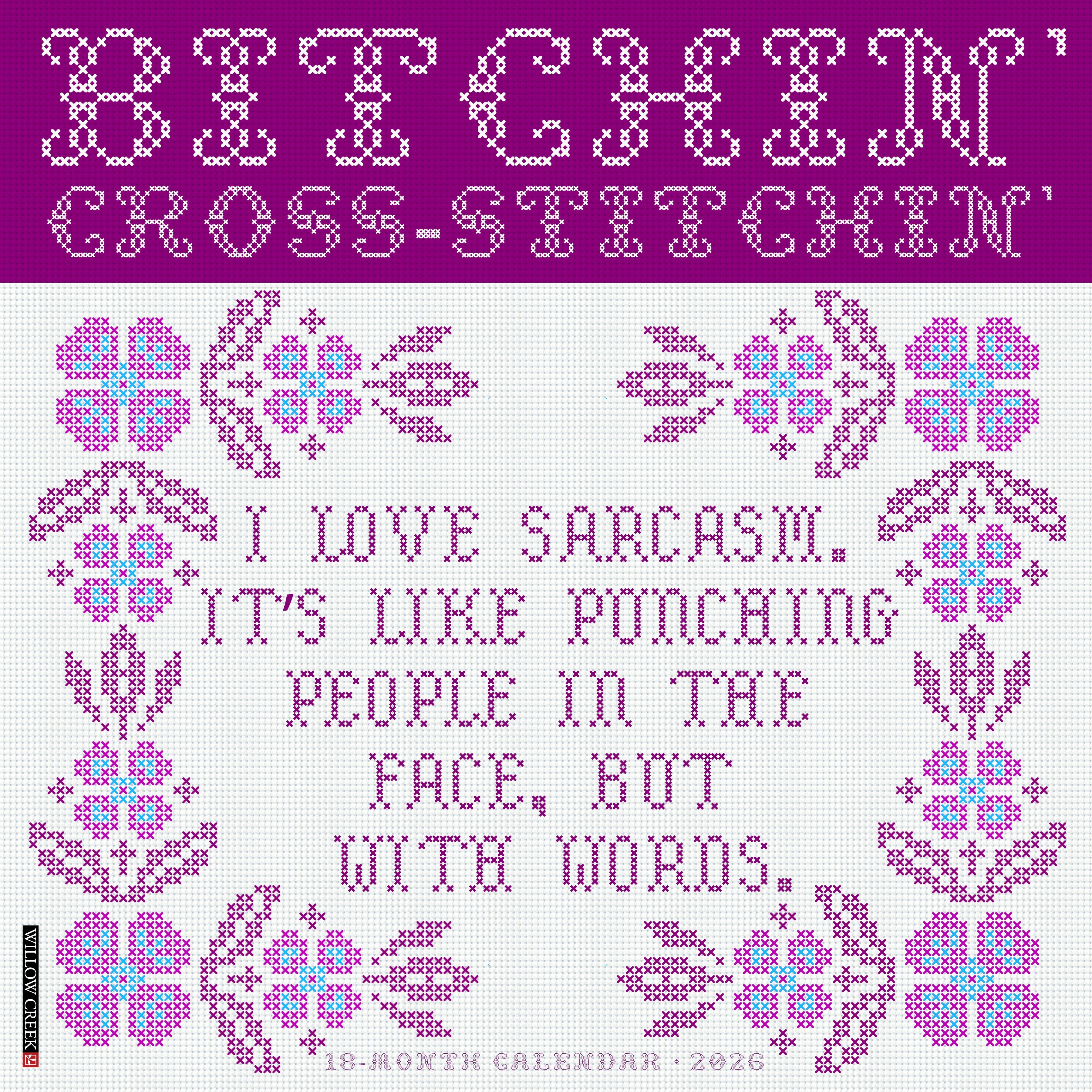 2026 Bitchin' Cross-Stitchin' - Square Wall