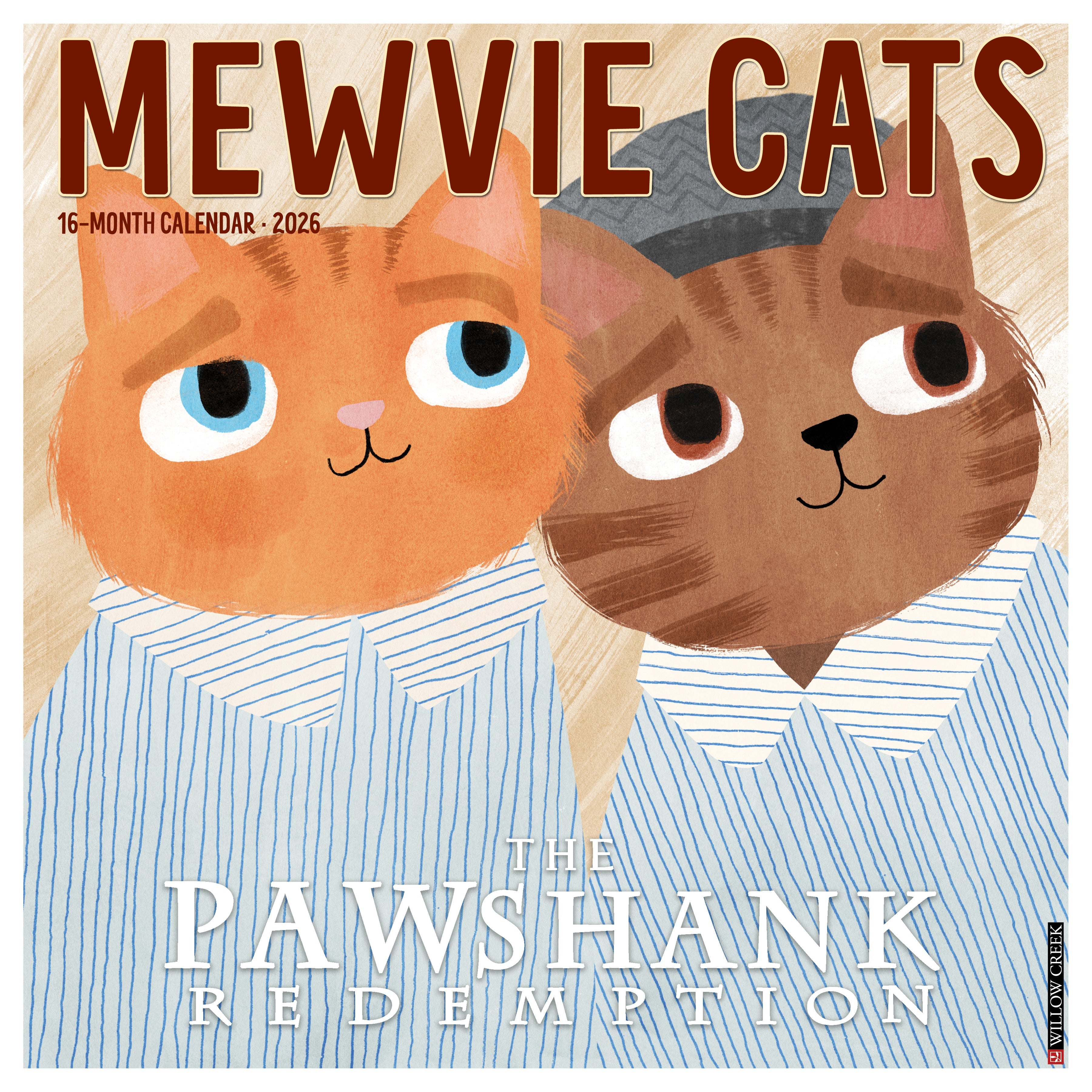 2026 Mewvie Cats - Square Wall