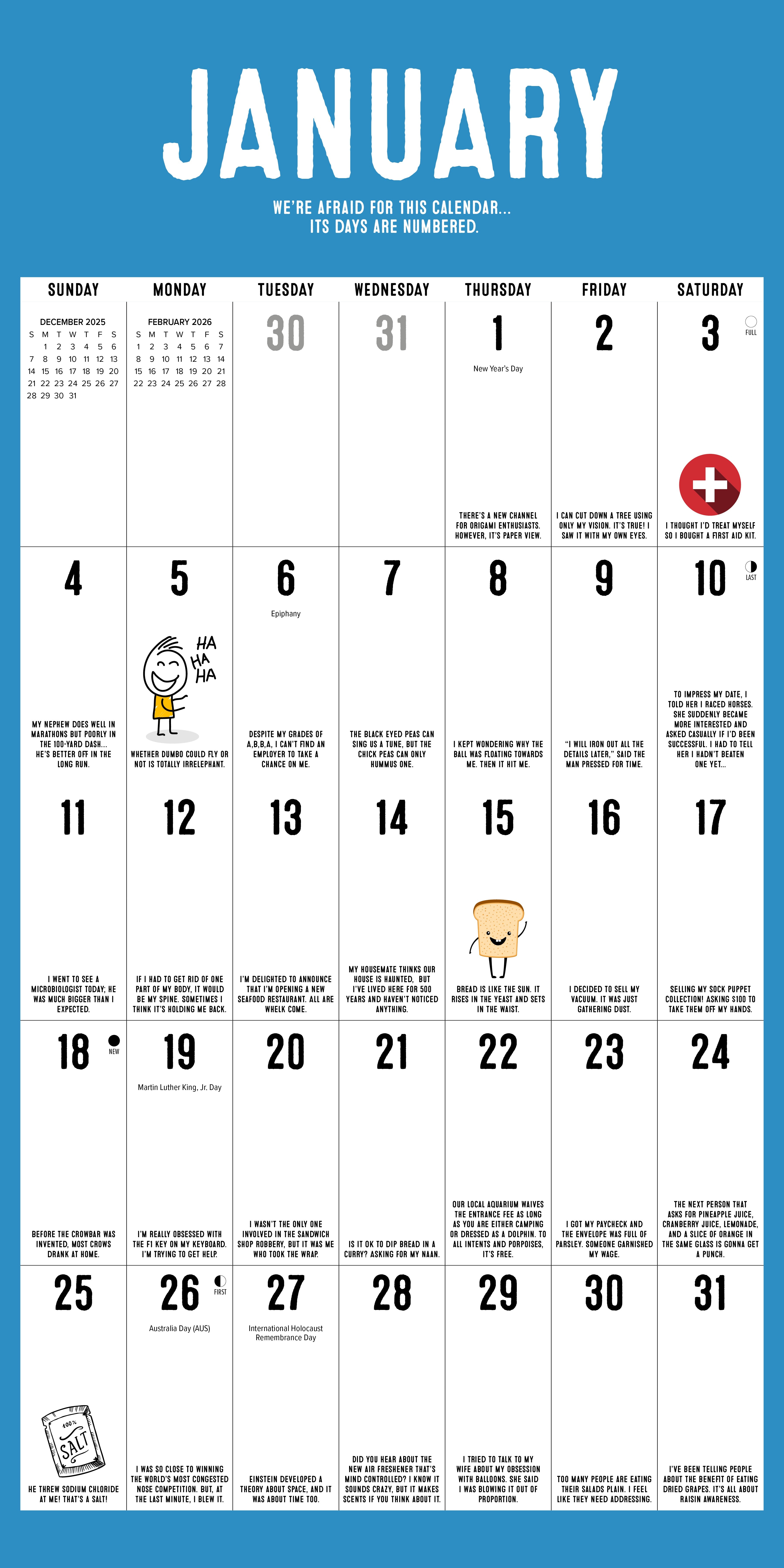 2026 Pun Intended - Square Wall