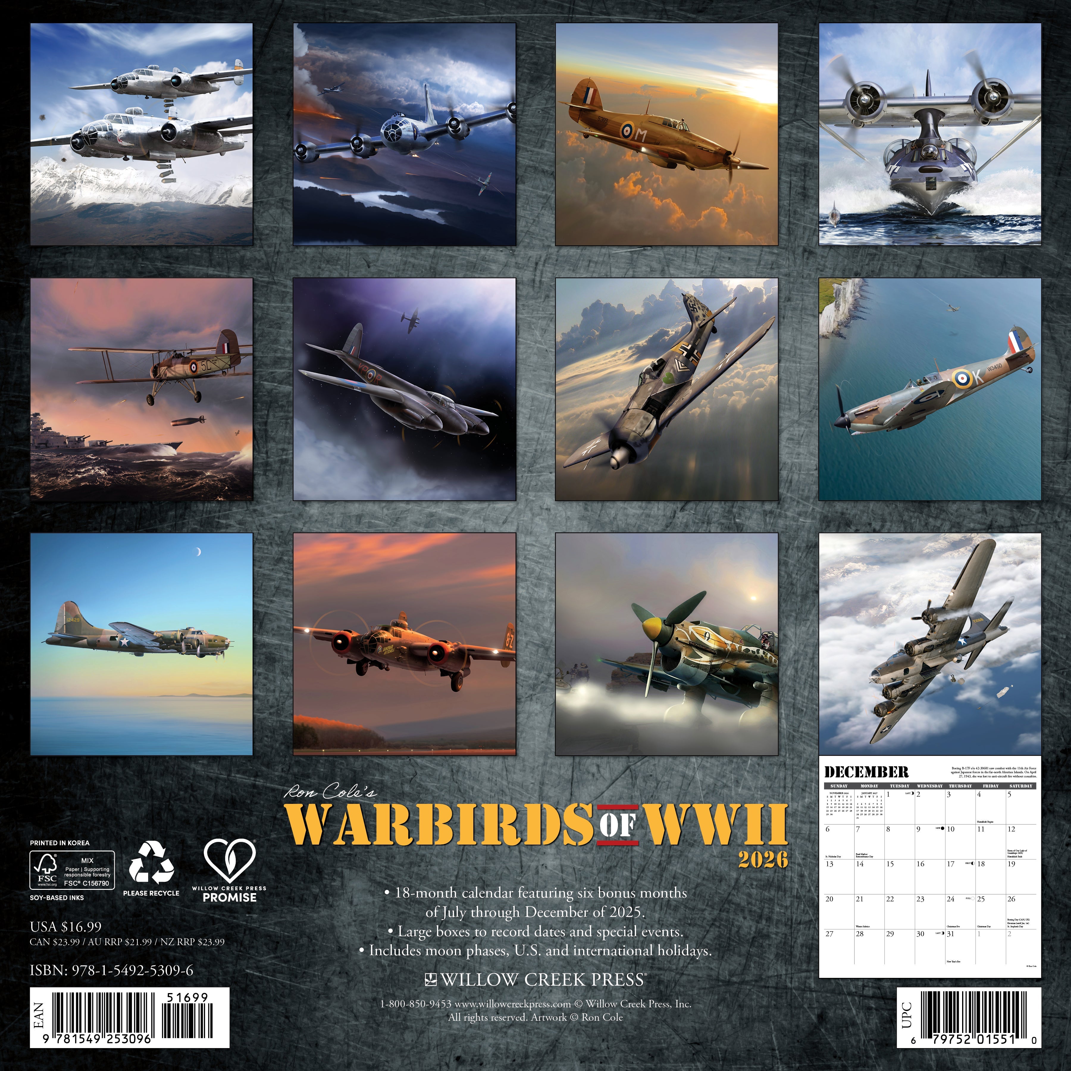 2026 Warbirds of WWII - Square Wall