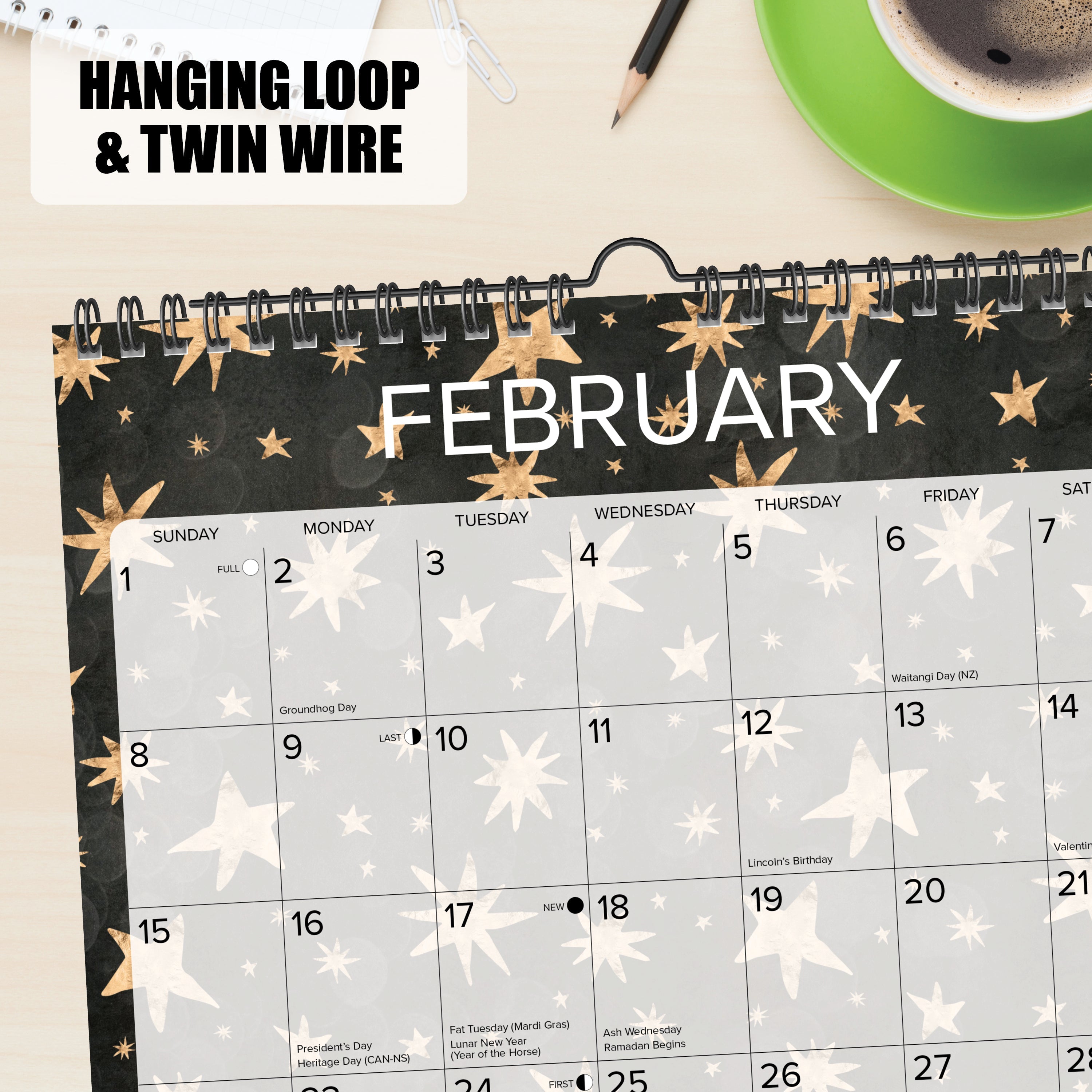 2026 Starry Night - Square Wall