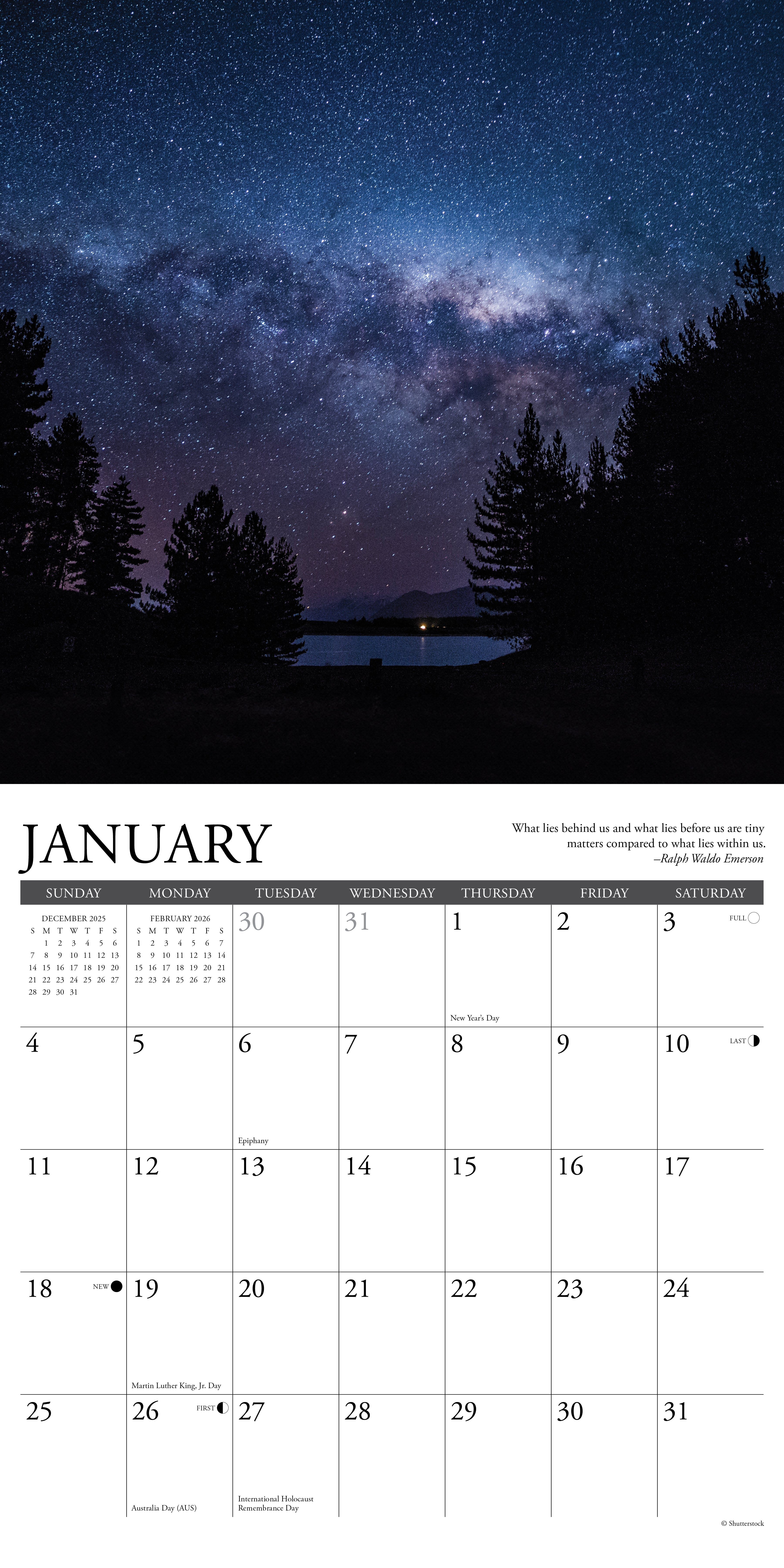 2026 Under the Stars - Square Wall