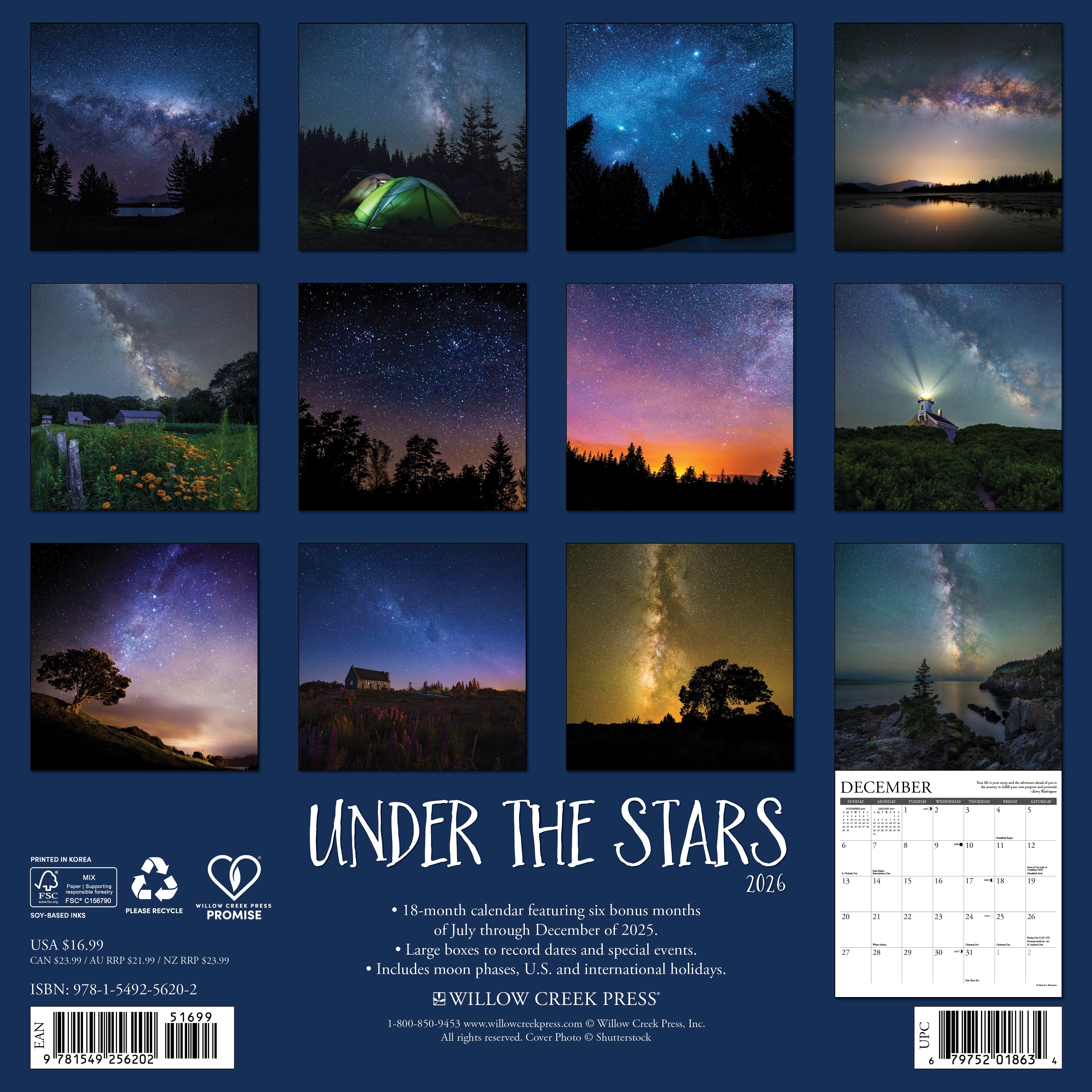 2026 Under the Stars - Square Wall