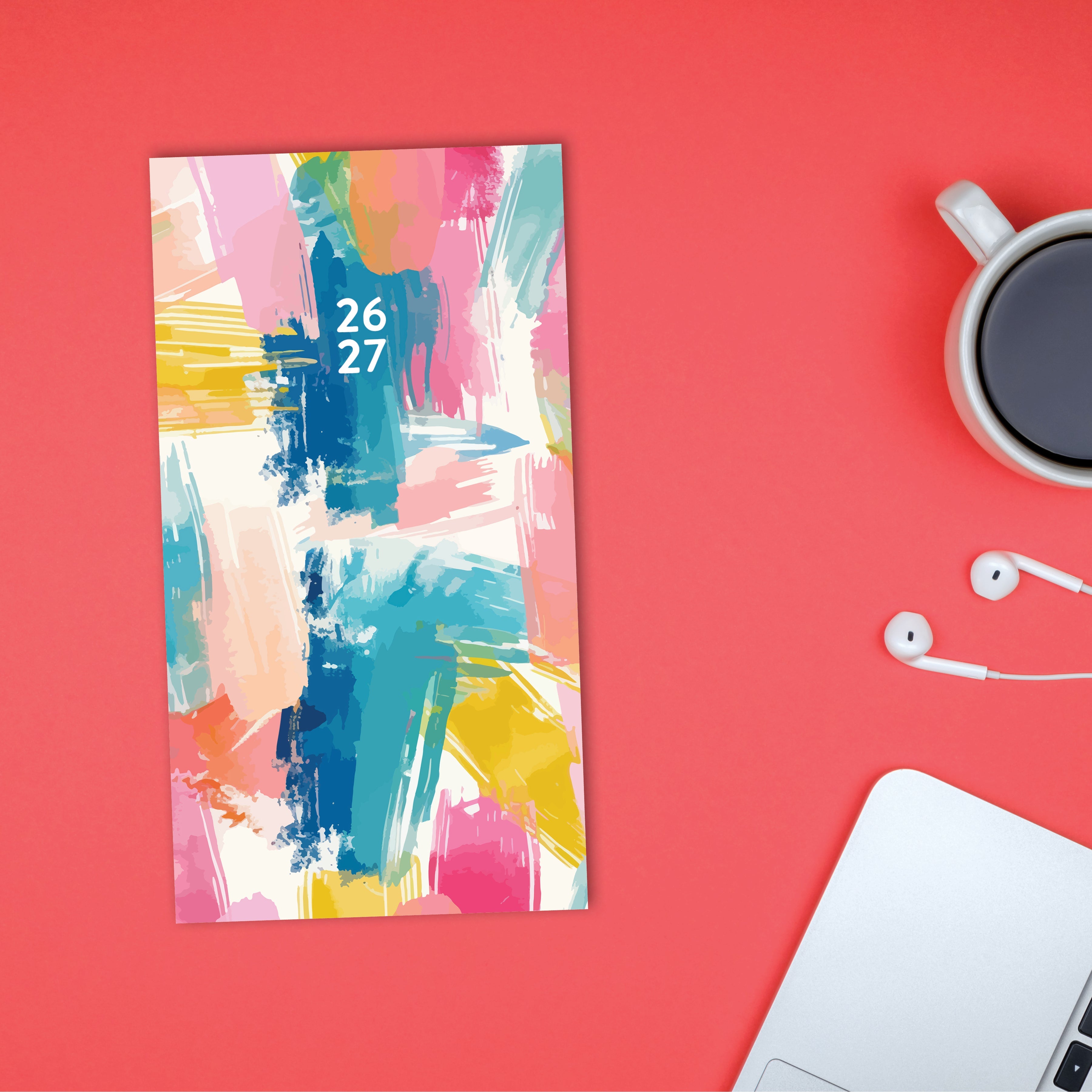 2026-2027 Painted Pastel - Monthly Pocket Diary/Planner