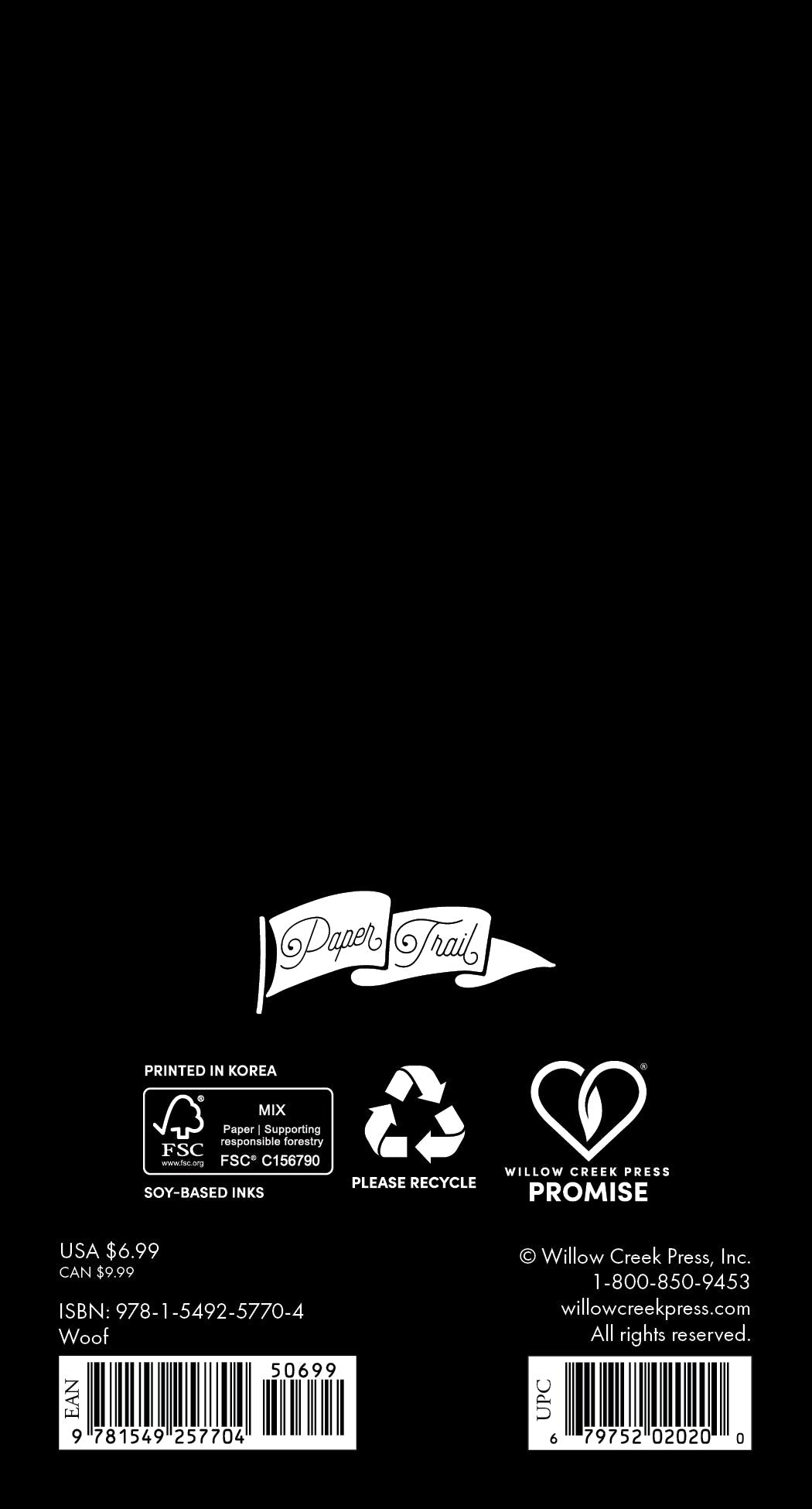 2026-2027 Woof - Monthly Pocket Diary/Planner