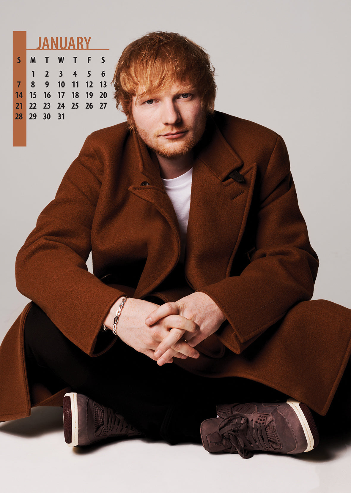 2024 Ed Sheeran - A3 Wall Calendar