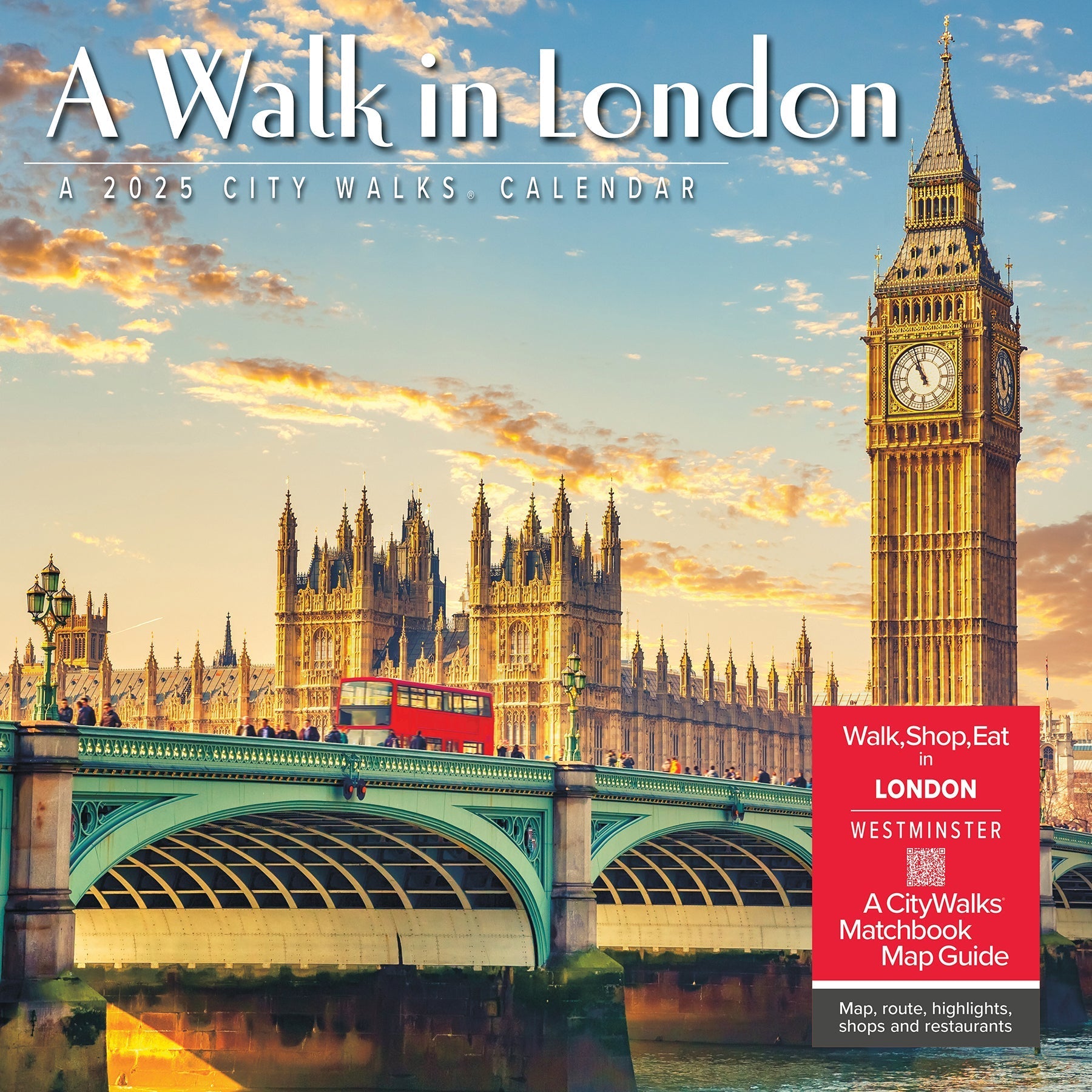 2025 A Walk in London - Square Wall Calendar (US Only)