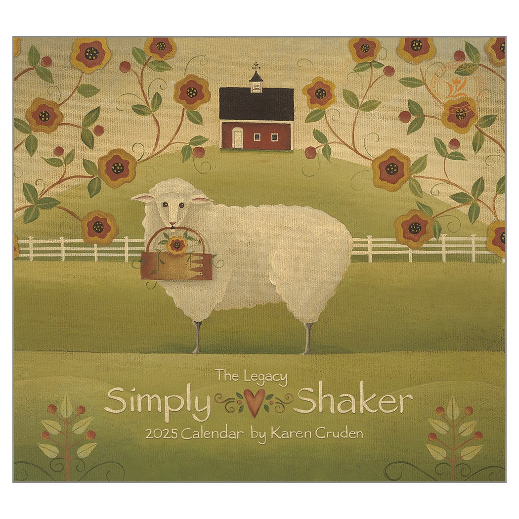 2025 Legacy Simply Shaker - Deluxe Wall Calendar