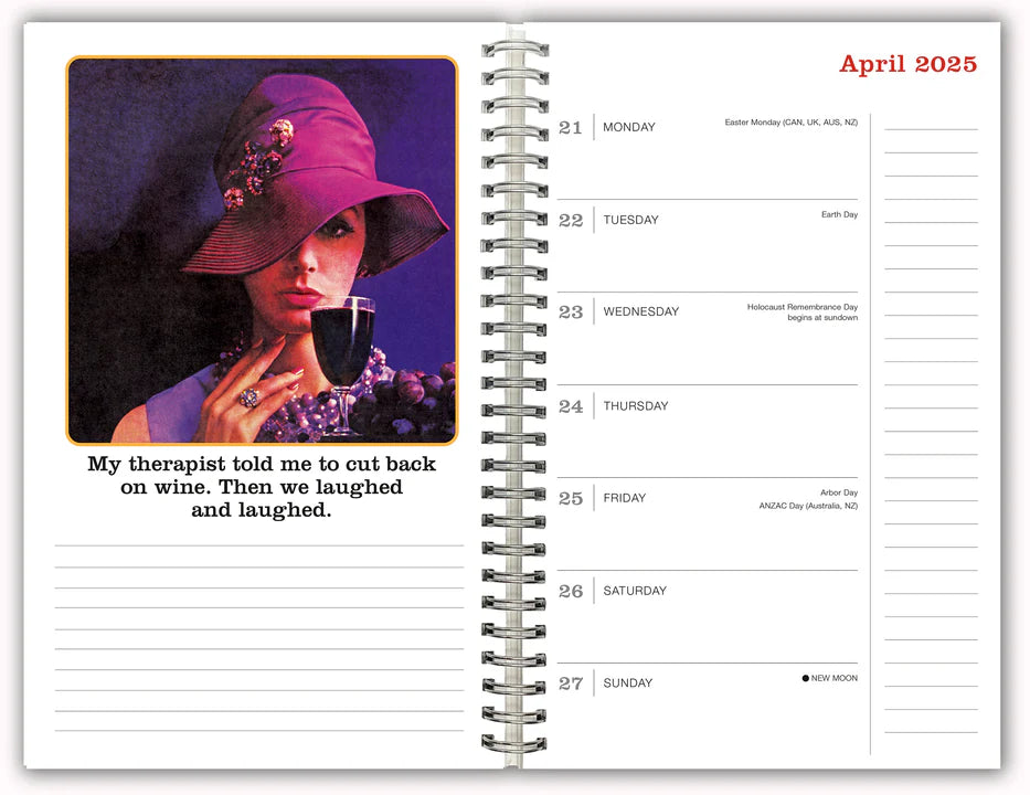 2025 The B Word - Weekly Engagement Diary/Planner