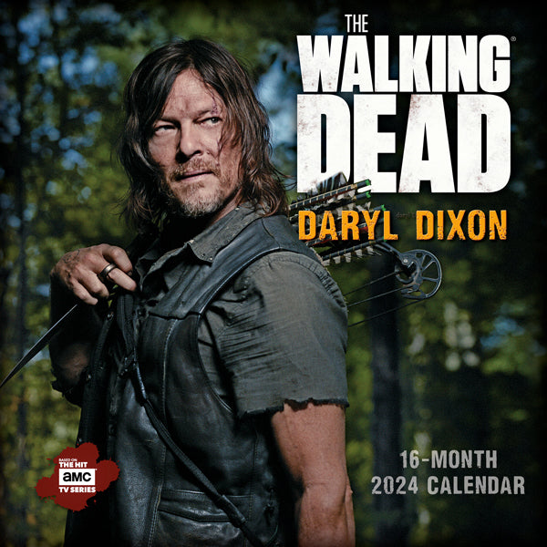 2024 AMC The Walking Dead: Daryl Dixon - Square Wall Calendar