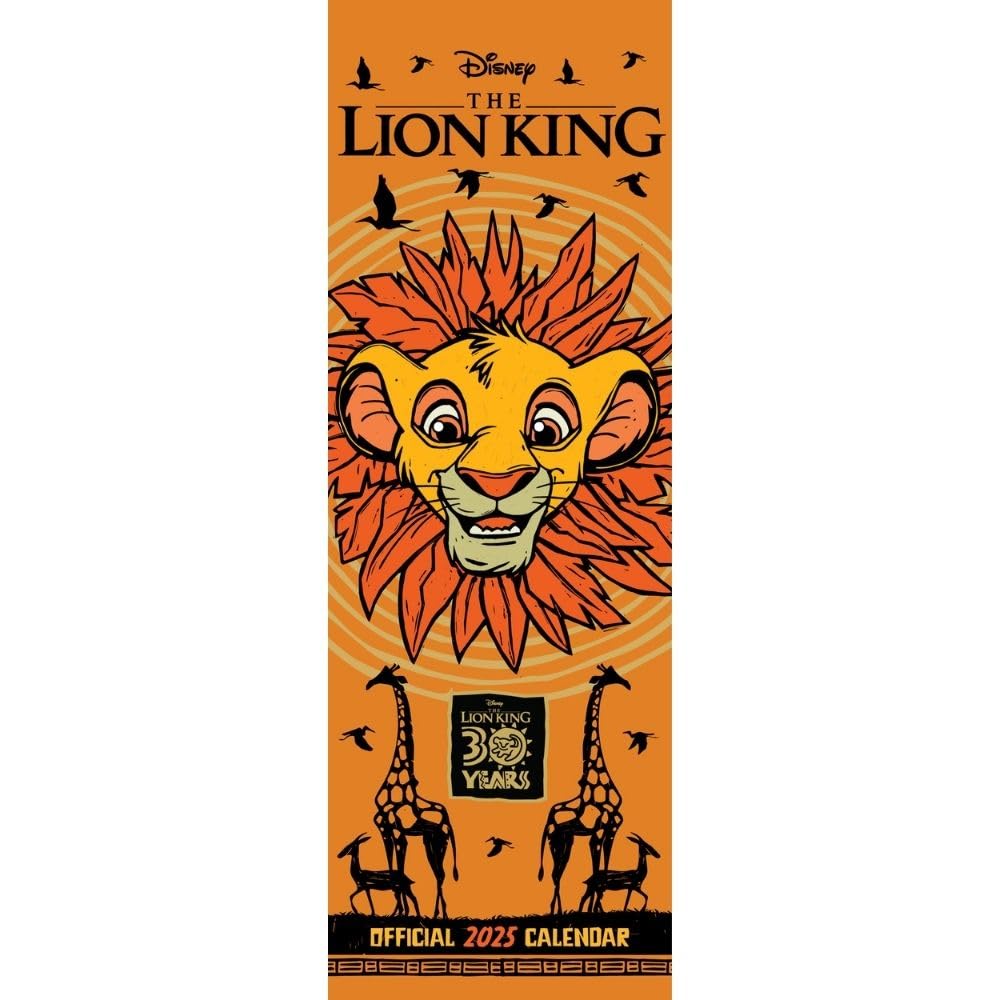 2025 Lion King - Slim Wall Calendar