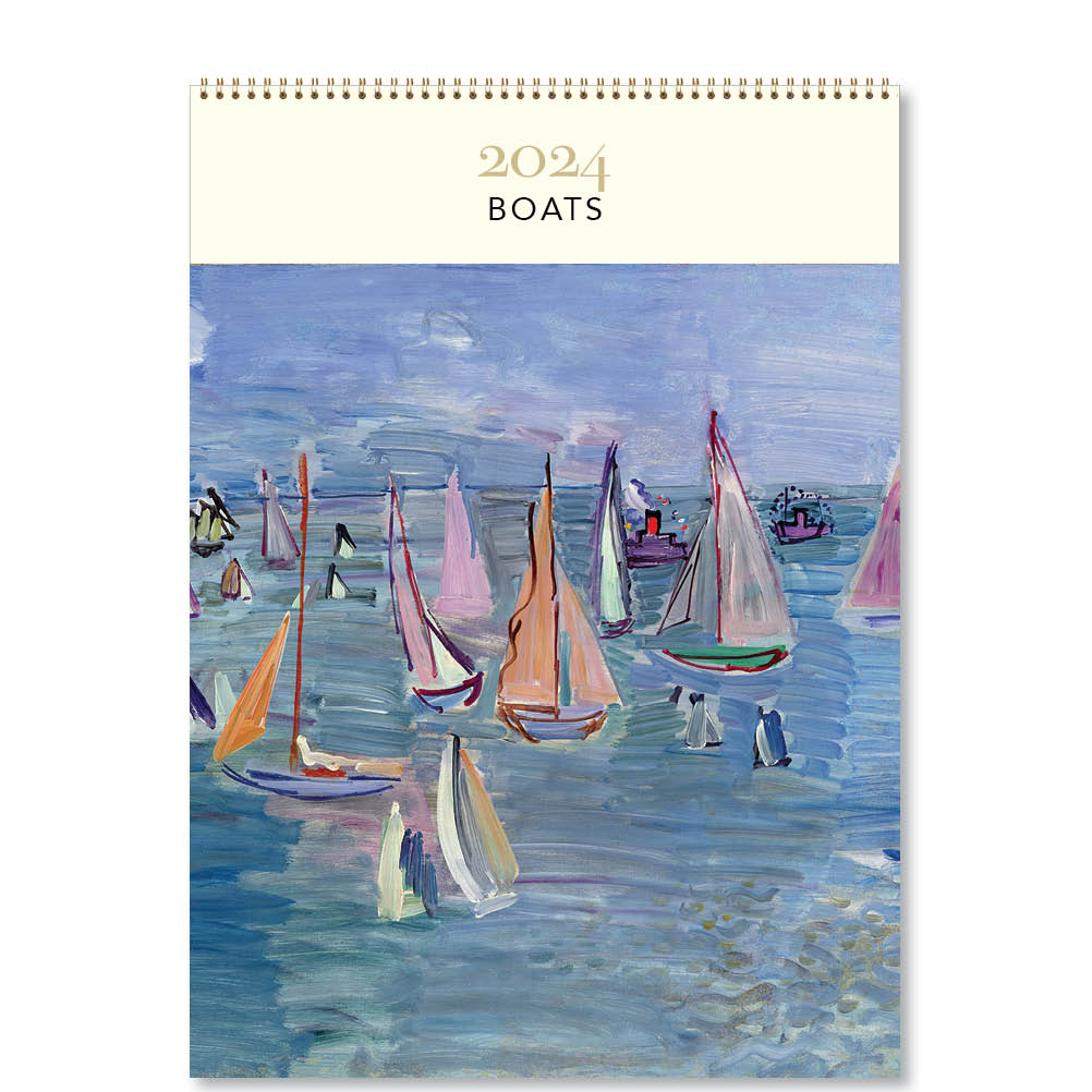 2024 Boats - Deluxe Wall Calendar
