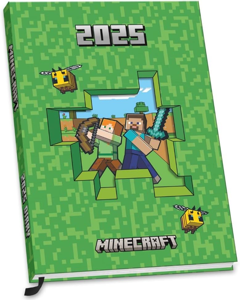 2025 Minecraft - Calendar & Diary Gift Box Set