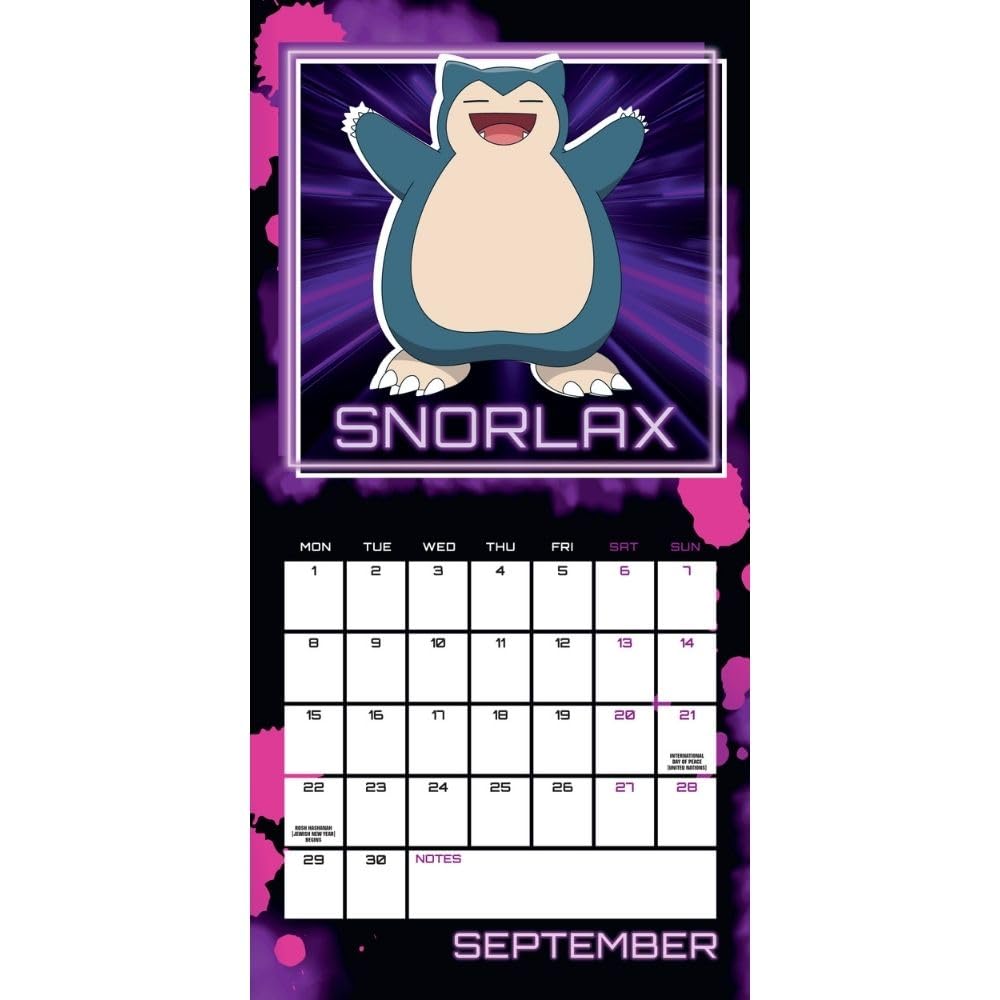 2025 Pokemon - Mini Wall Calendar