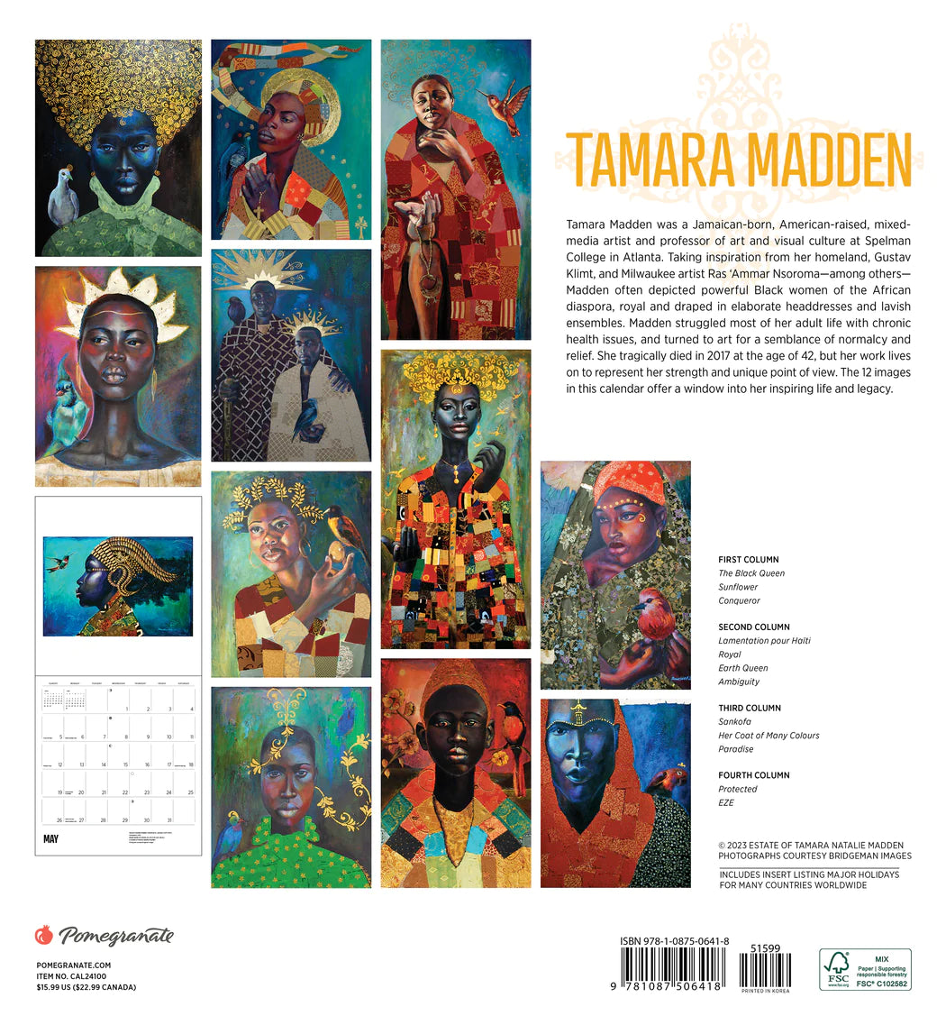 2024 Tamara Madden - Square Wall Calendar