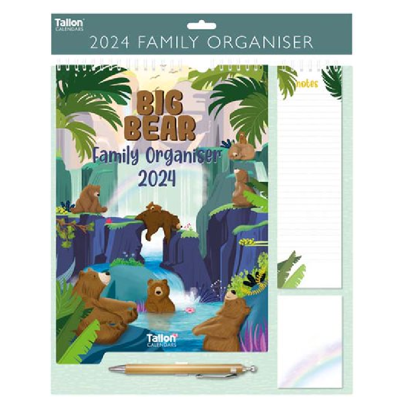 2024 Big Bear Family Organiser - Deluxe Wall Calendar  SOLD OUT