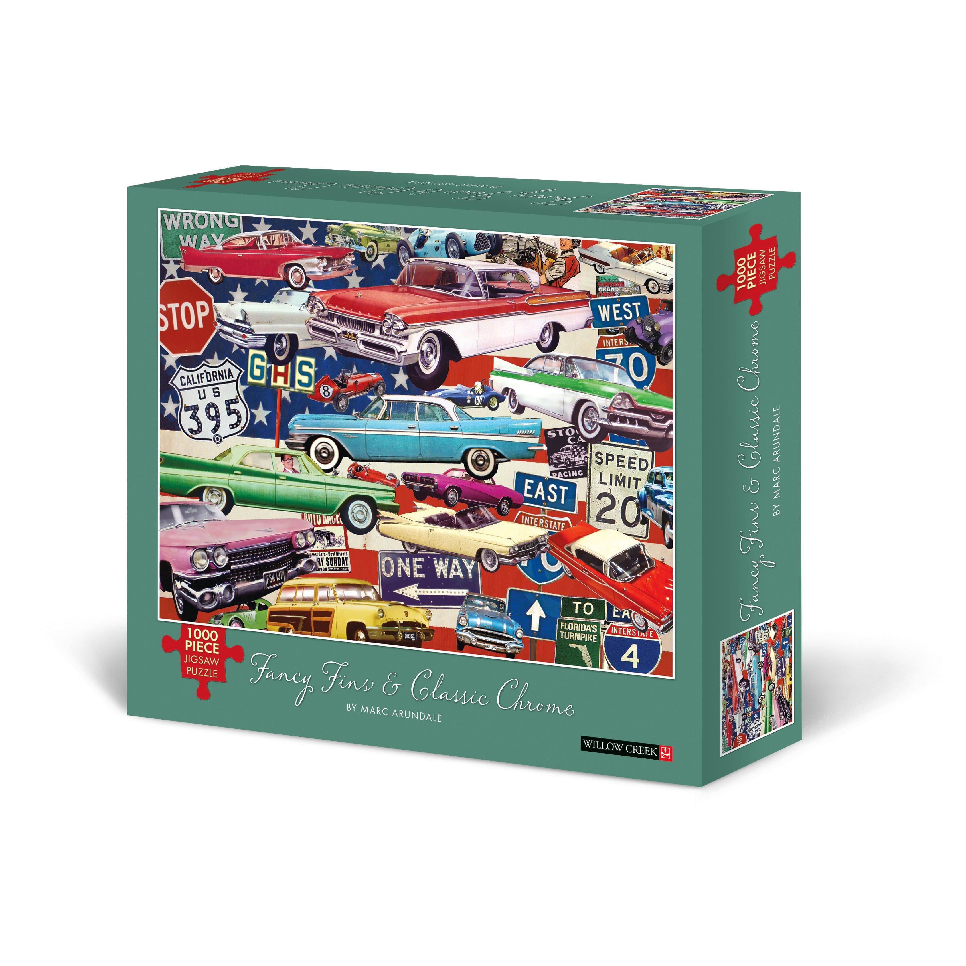 Fancy Fins & Classic Chrome 1000 Piece - Jigsaw Puzzle