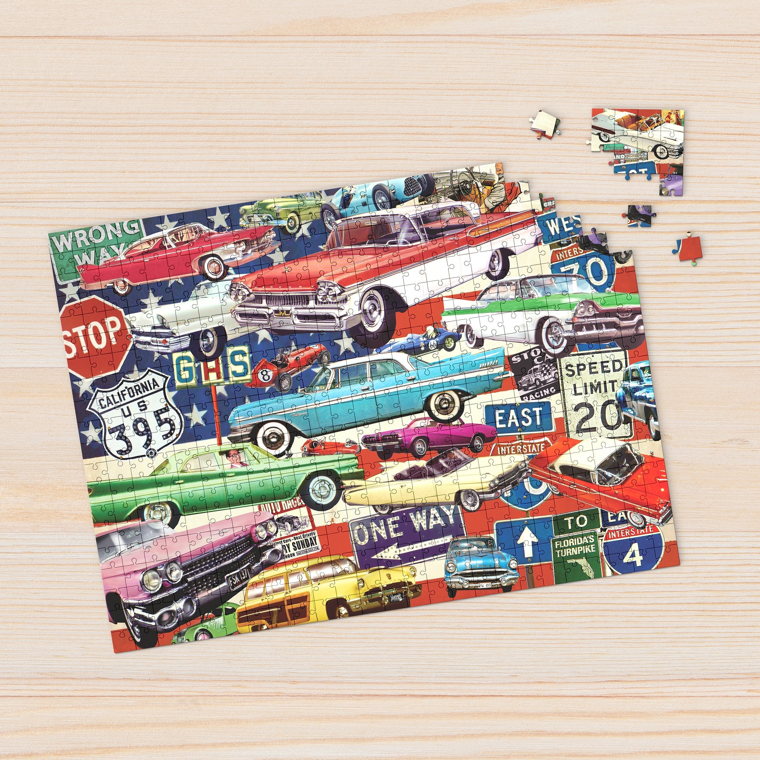 Fancy Fins & Classic Chrome 1000 Piece - Jigsaw Puzzle