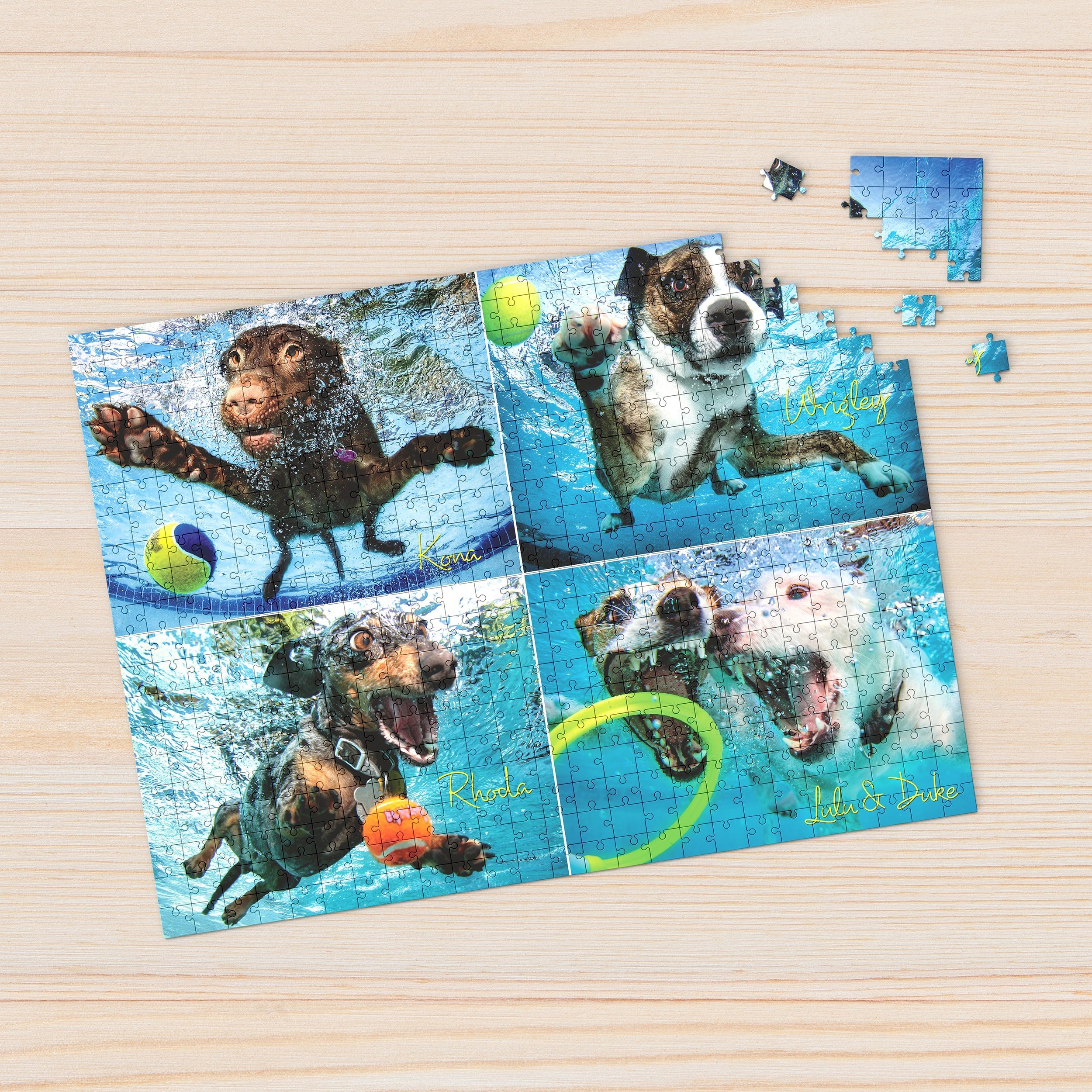 Underwater Dogs 2 1000 Piece - Jigsaw Puzzle