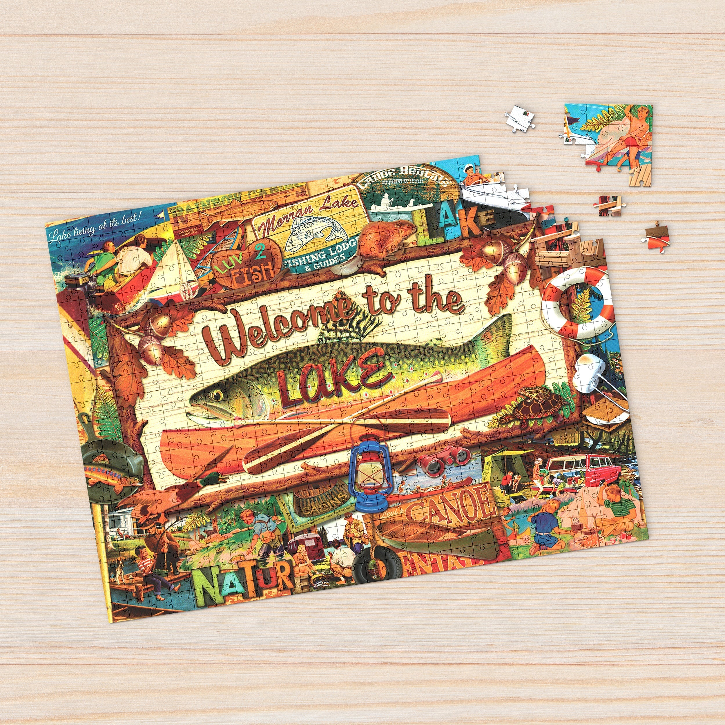 Welcome To the Lake 1000 Piece - Jigsaw Puzzle