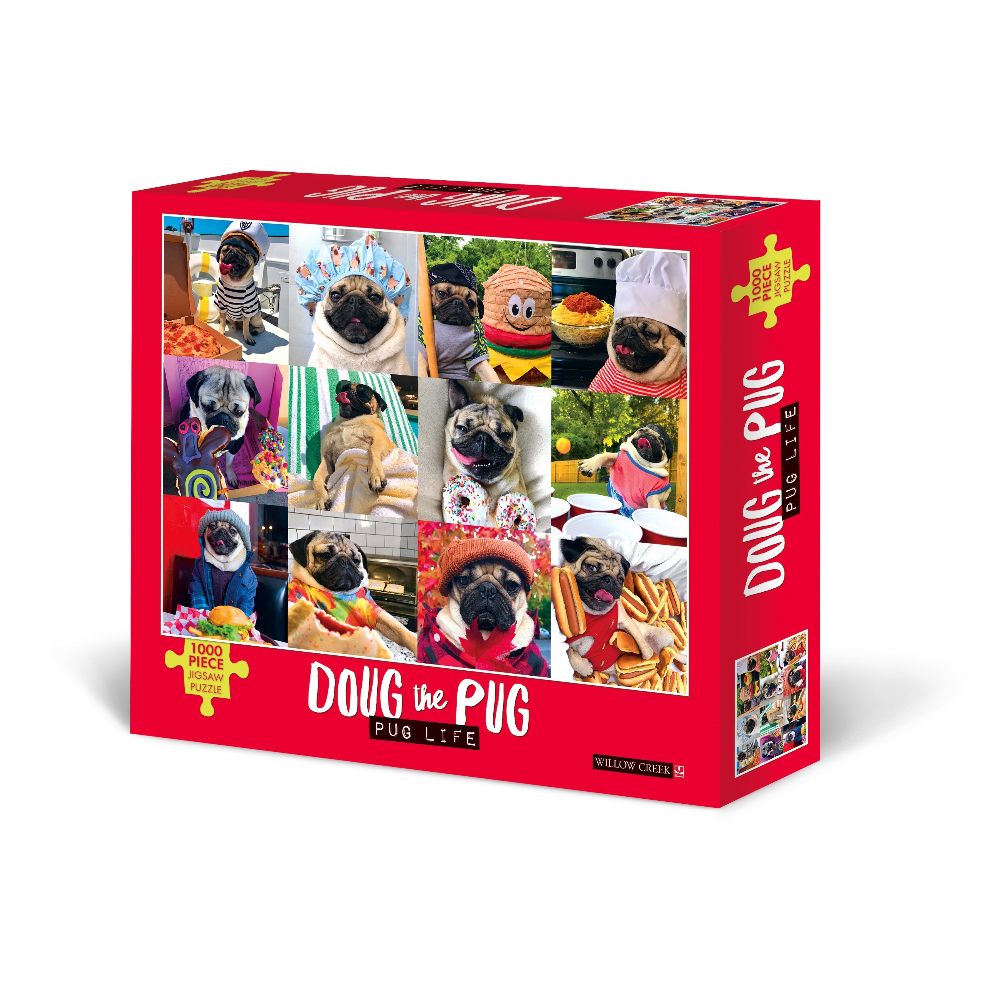 Doug the Pug Pug Life 1000 Piece - Jigsaw Puzzle