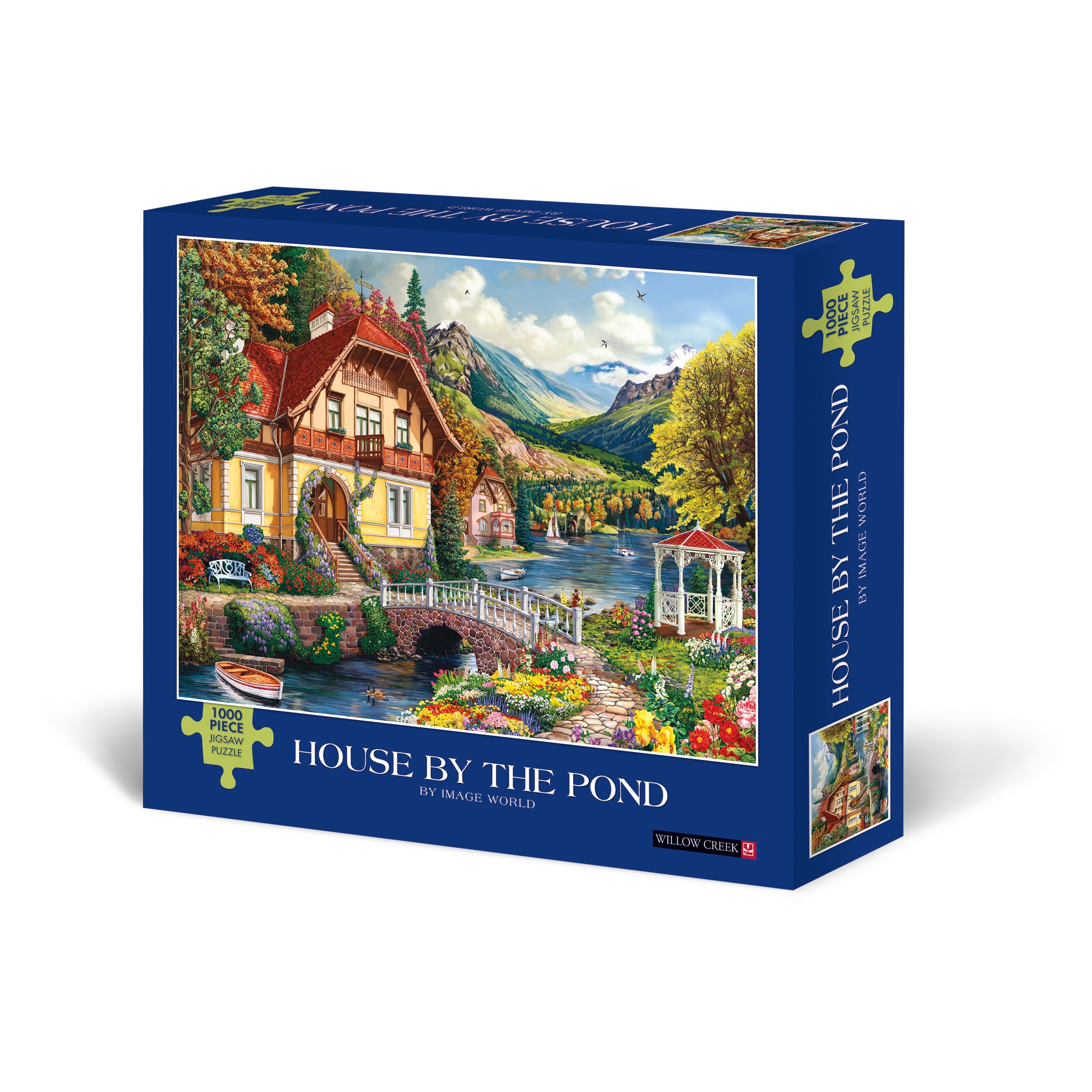 House By the Pond 1000 Piece - Jigsaw Puzzle