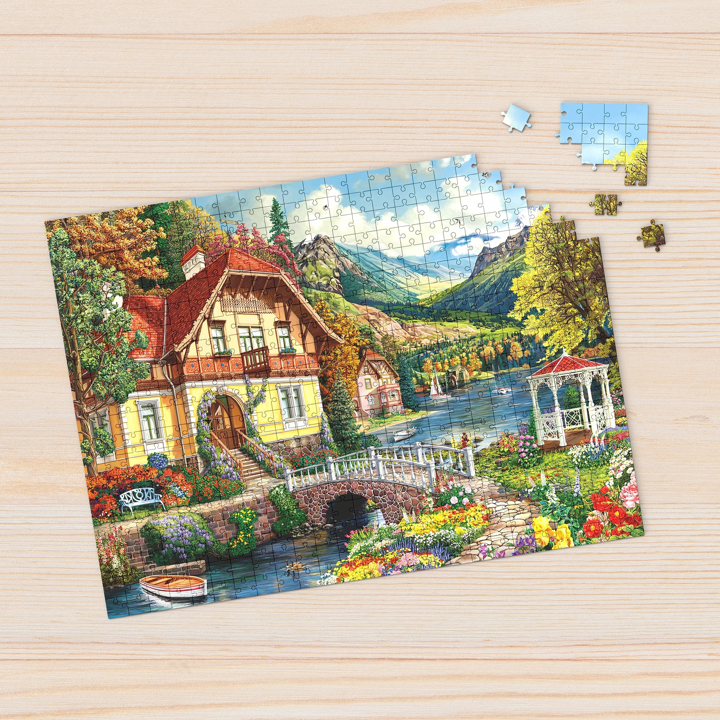 House By the Pond 1000 Piece - Jigsaw Puzzle