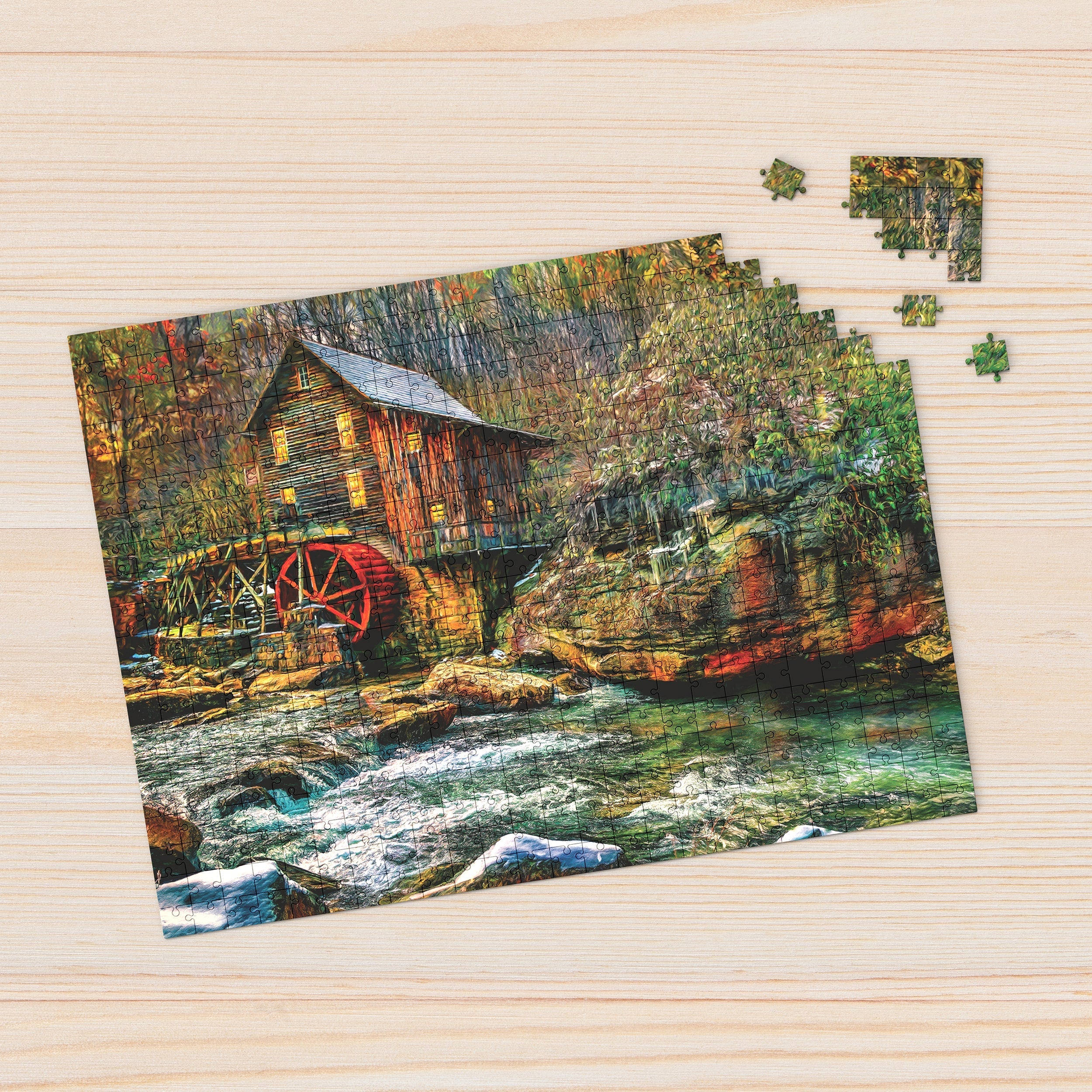 Old Mill 1000 Piece - Jigsaw Puzzle