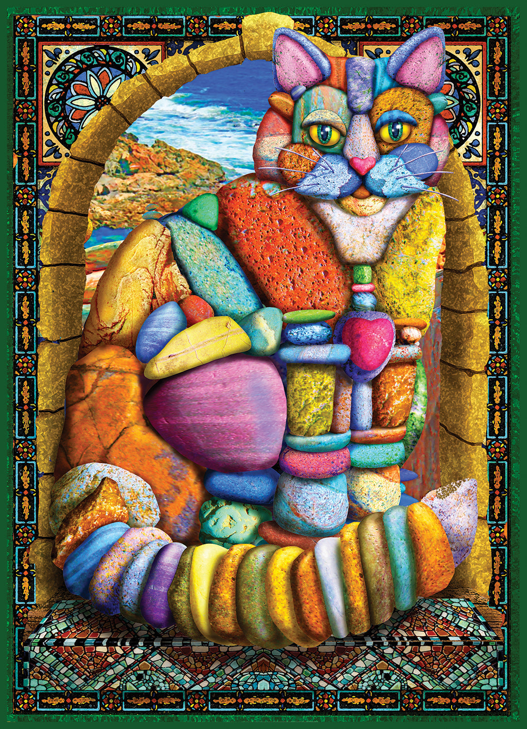 Cairn Stone Cat 1000 Piece - Jigsaw Puzzle