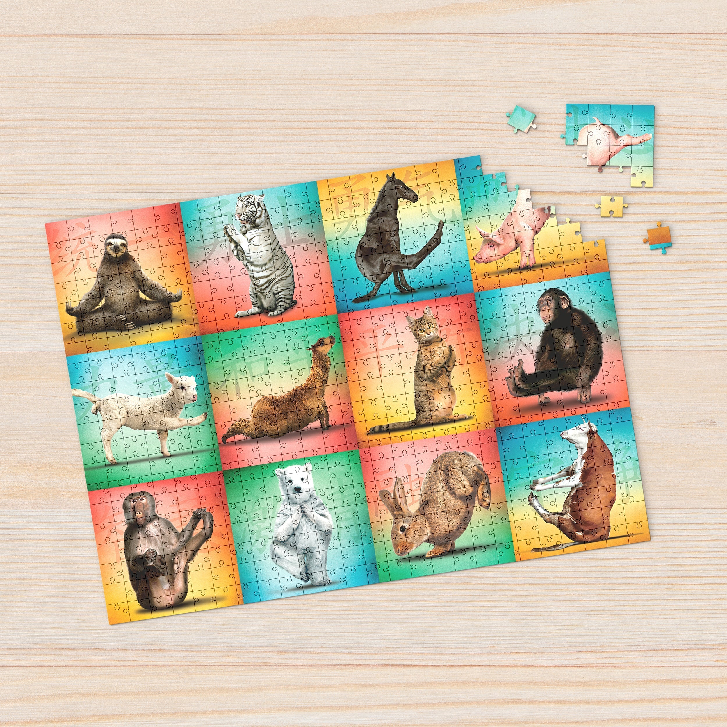 Animal Yoga 500 Piece - Jigsaw Puzzle