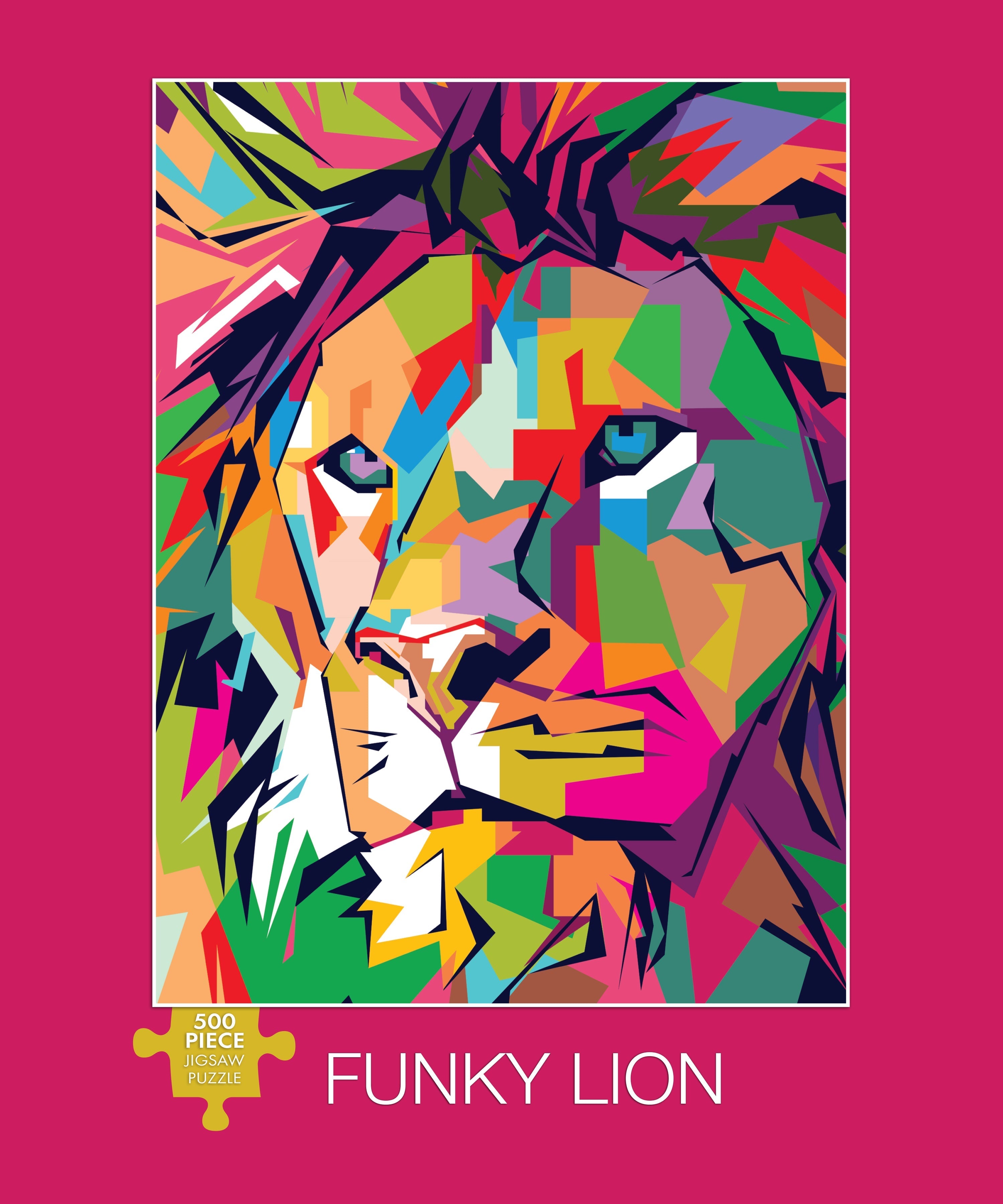 Funky Lion 500 Piece - Jigsaw Puzzle