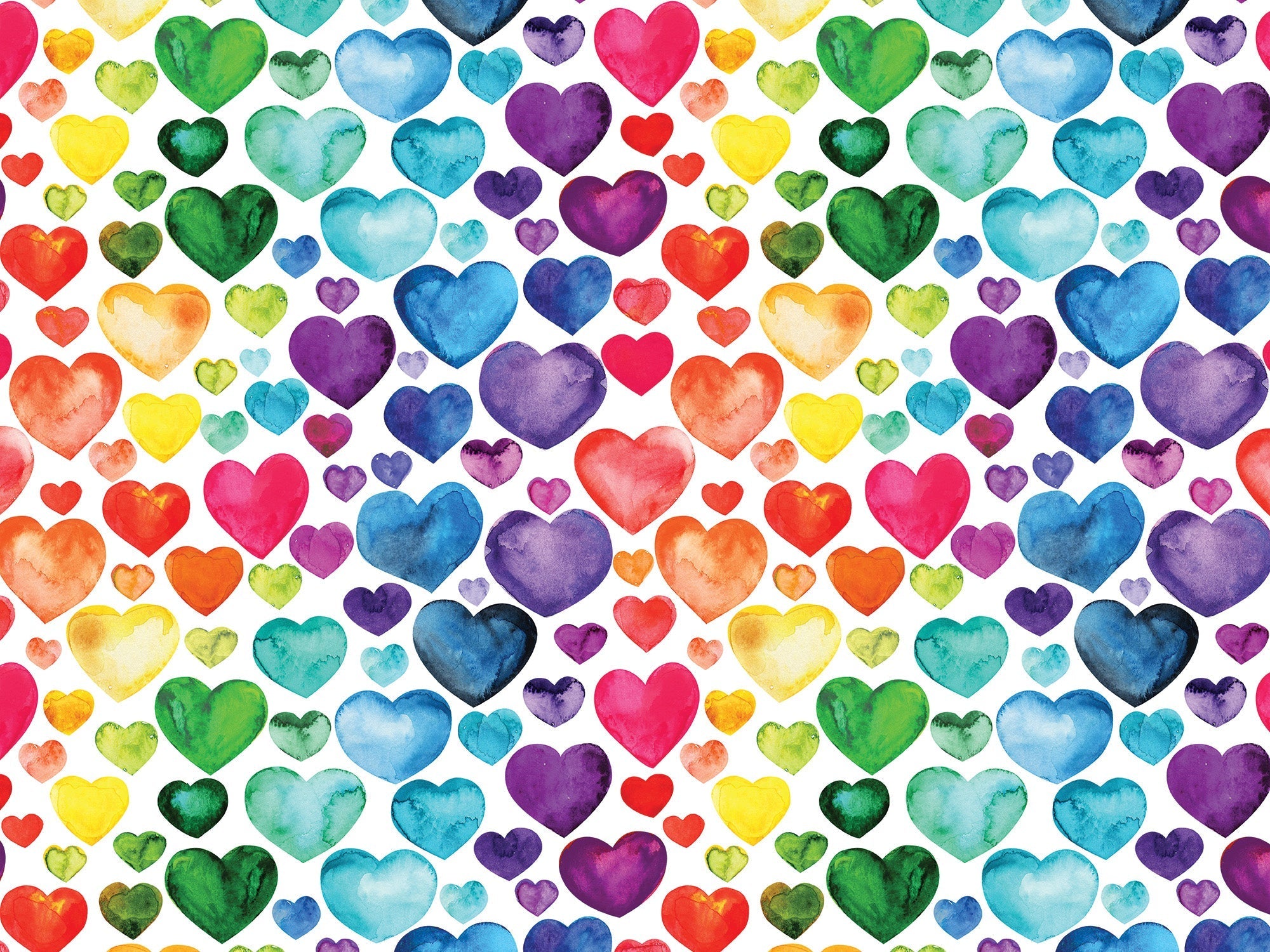 Rainbow Hearts 500 Piece - Jigsaw Puzzle