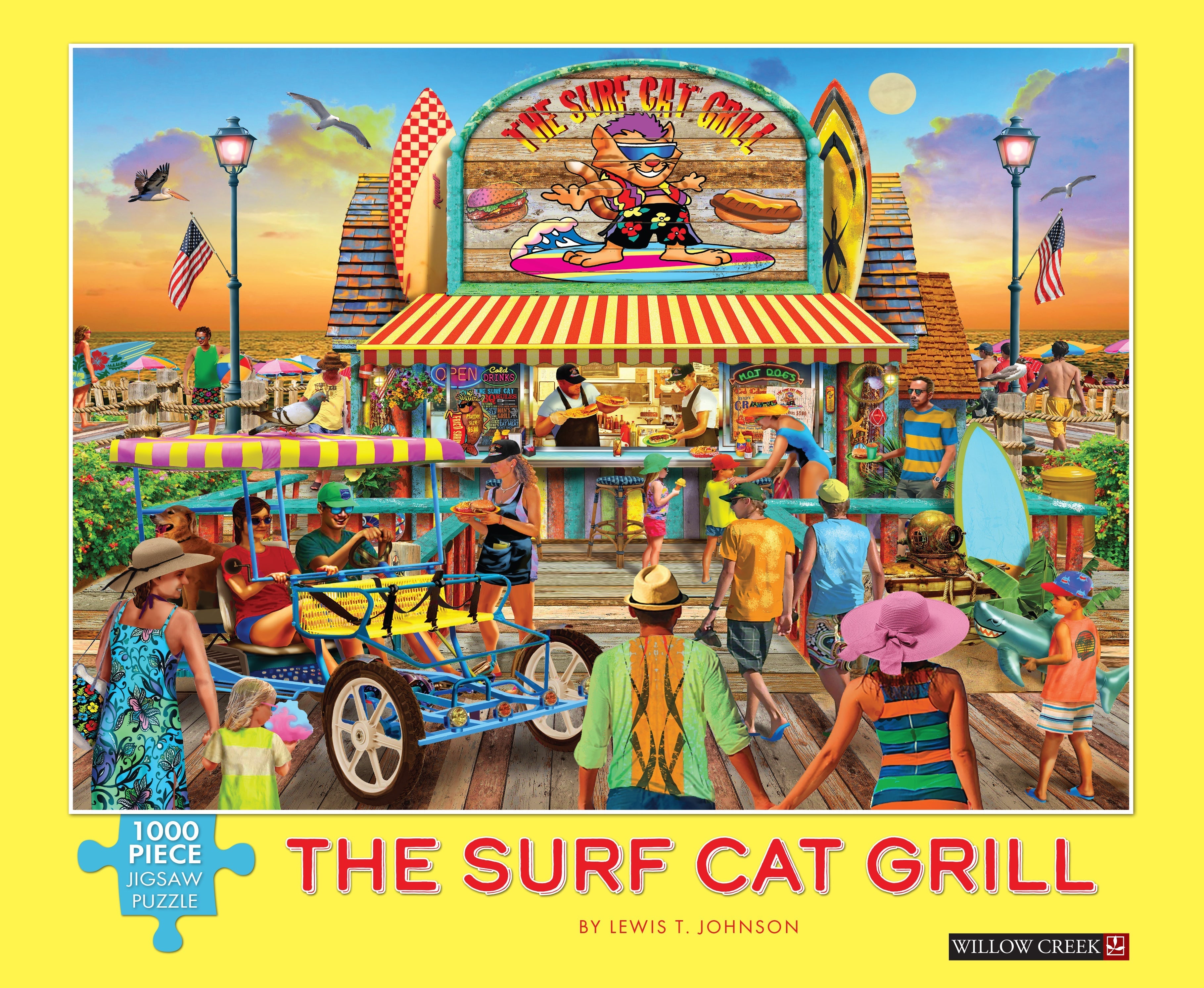 The Surf Cat Grill 1000 Piece - Jigsaw Puzzle