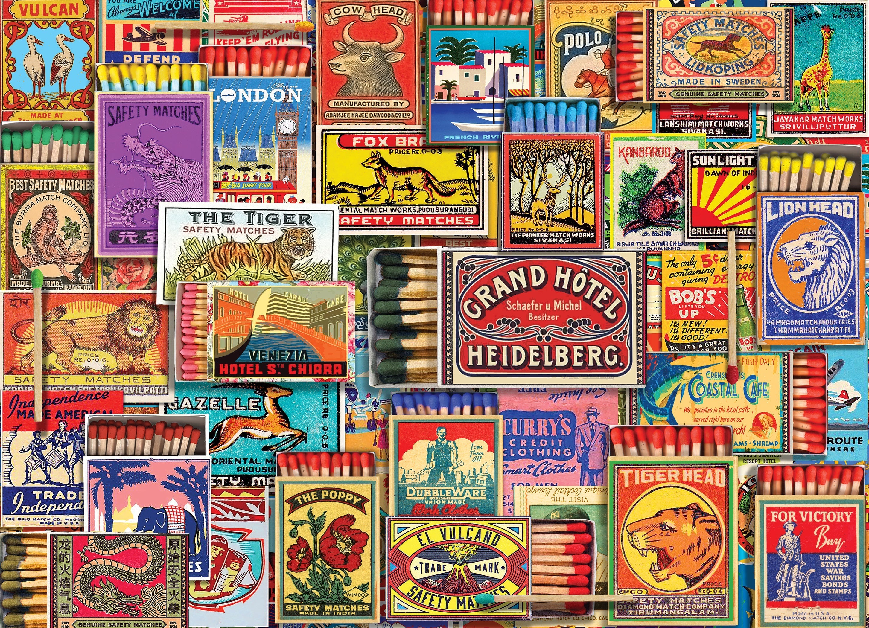 Matchbook Anthology 1000 Piece - Jigsaw Puzzle