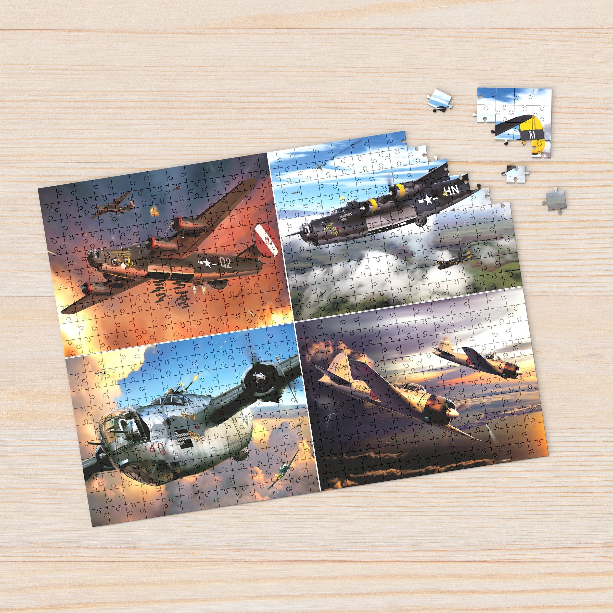 Warbirds of WWII 1000 Piece - Jigsaw Puzzle