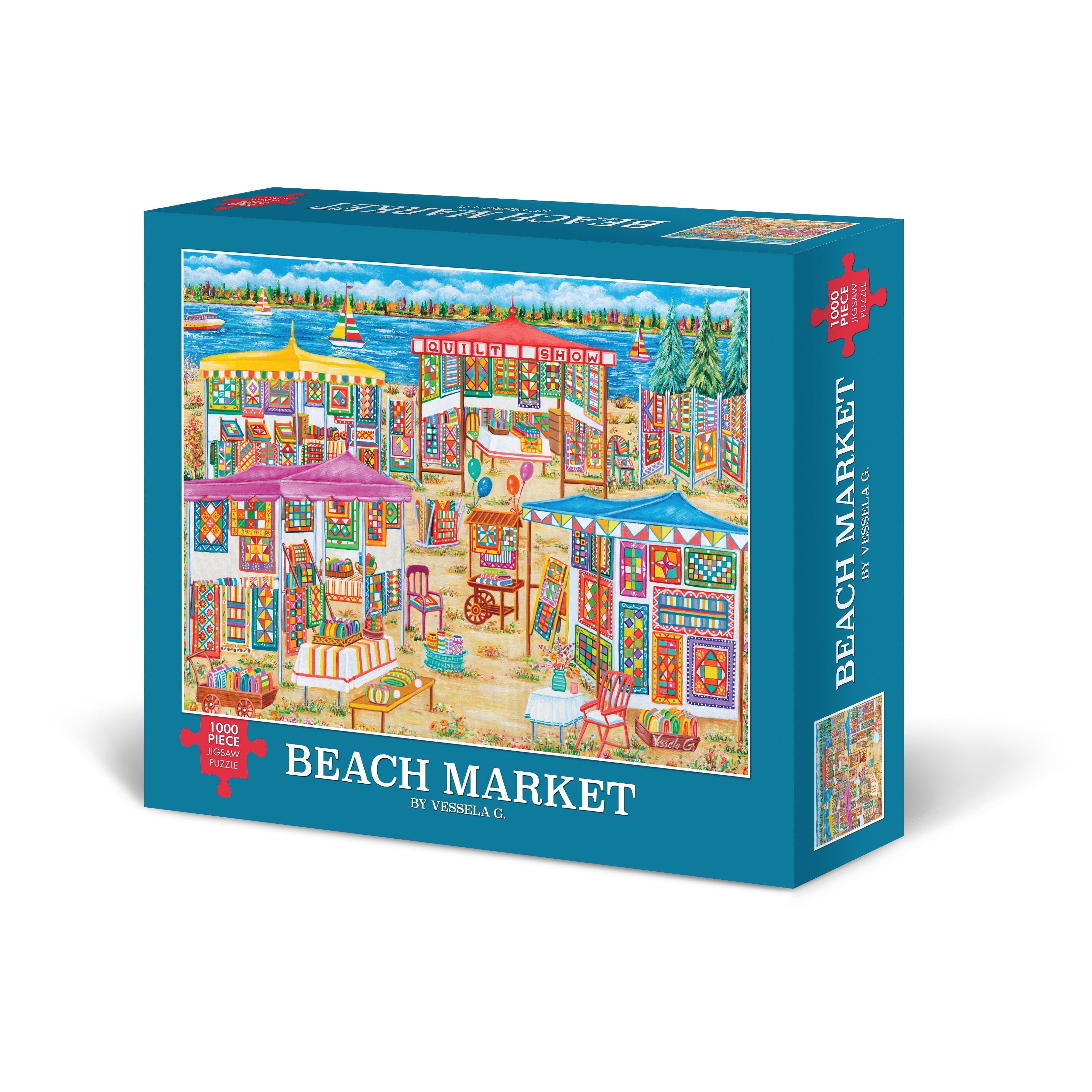 Beach Market 1000 Piece - Jigsaw Puzzle