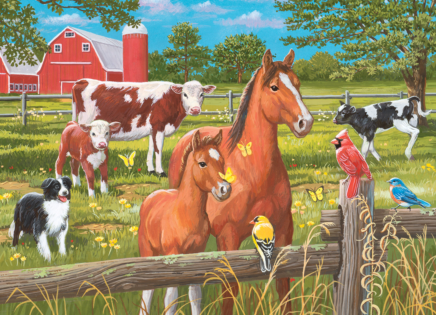 Farm Friends 1000 Piece - Jigsaw Puzzle